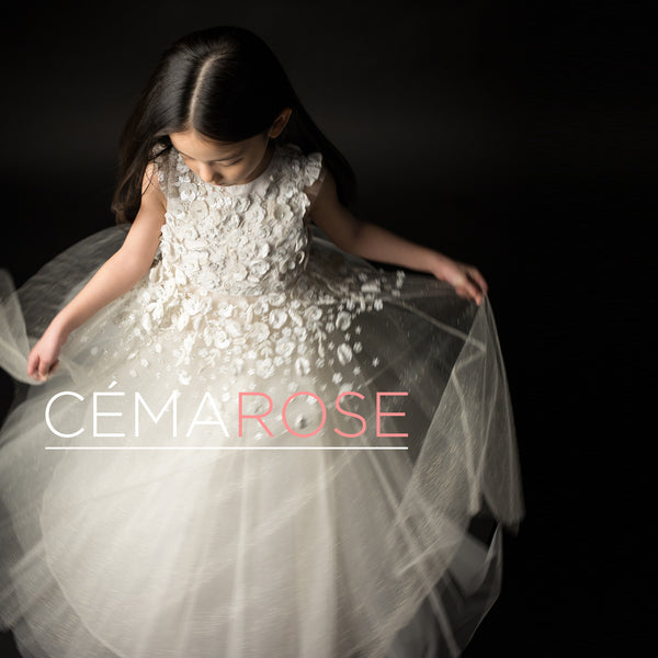 Girls White Advanced Custom Dress
