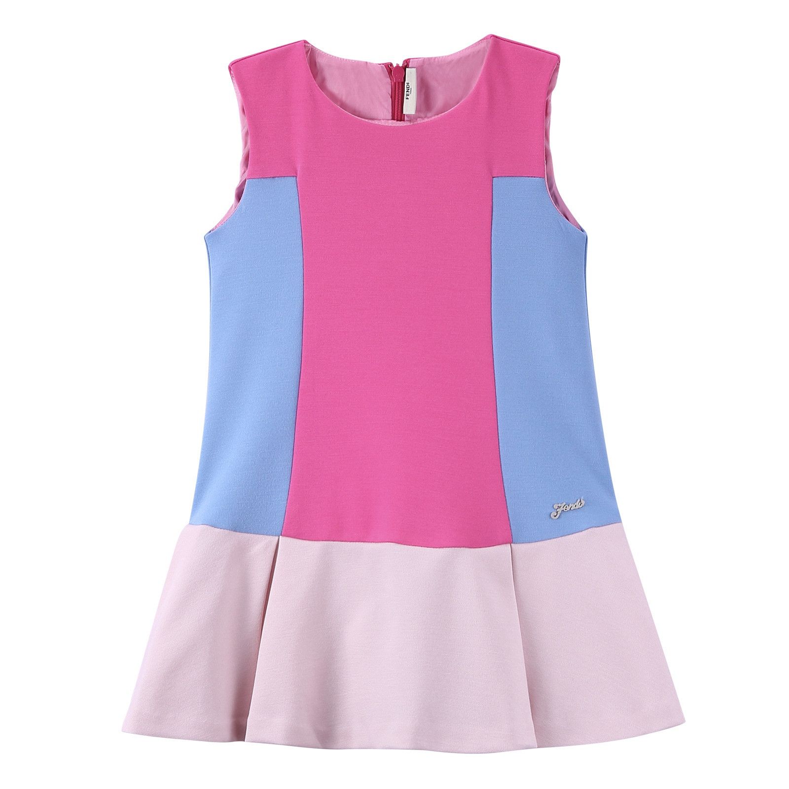 Girls Multicolour Dress With Beige Skirts - CÉMAROSE | Children's Fashion Store - 1