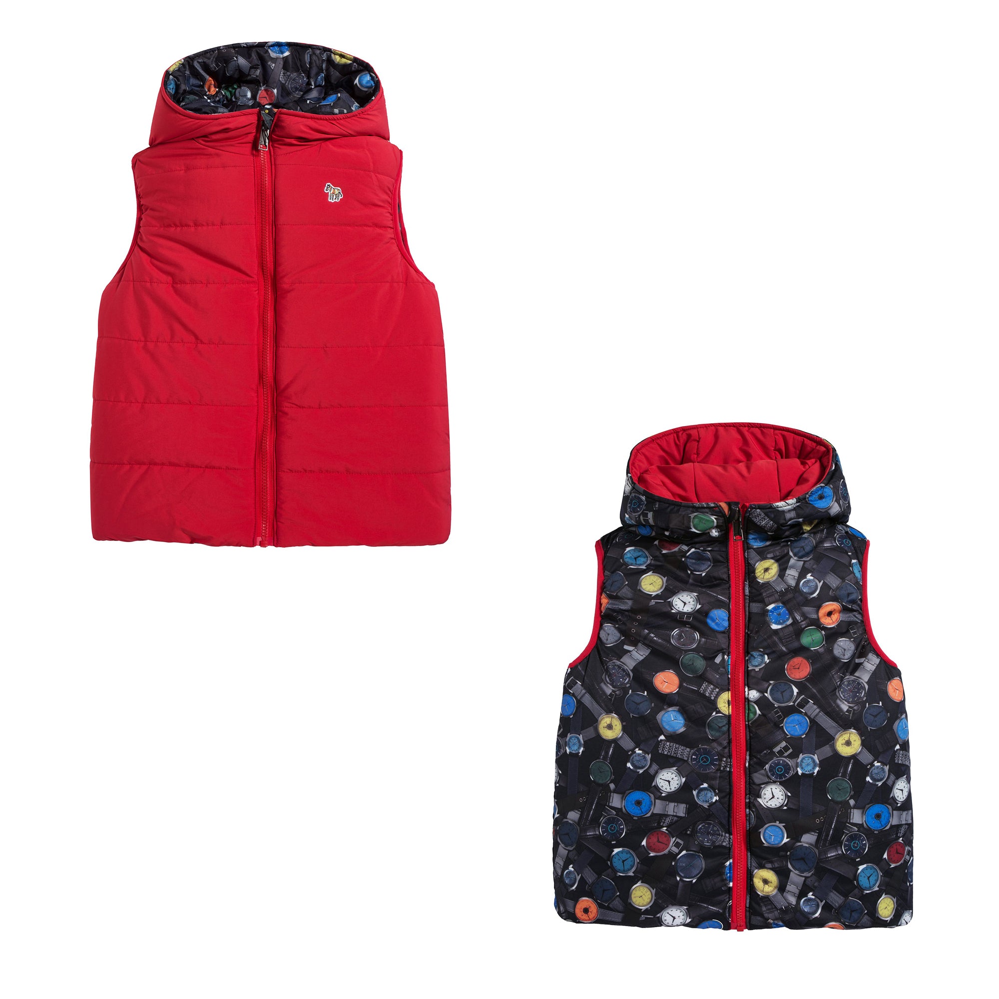 Boys & Girls Red Down Vest