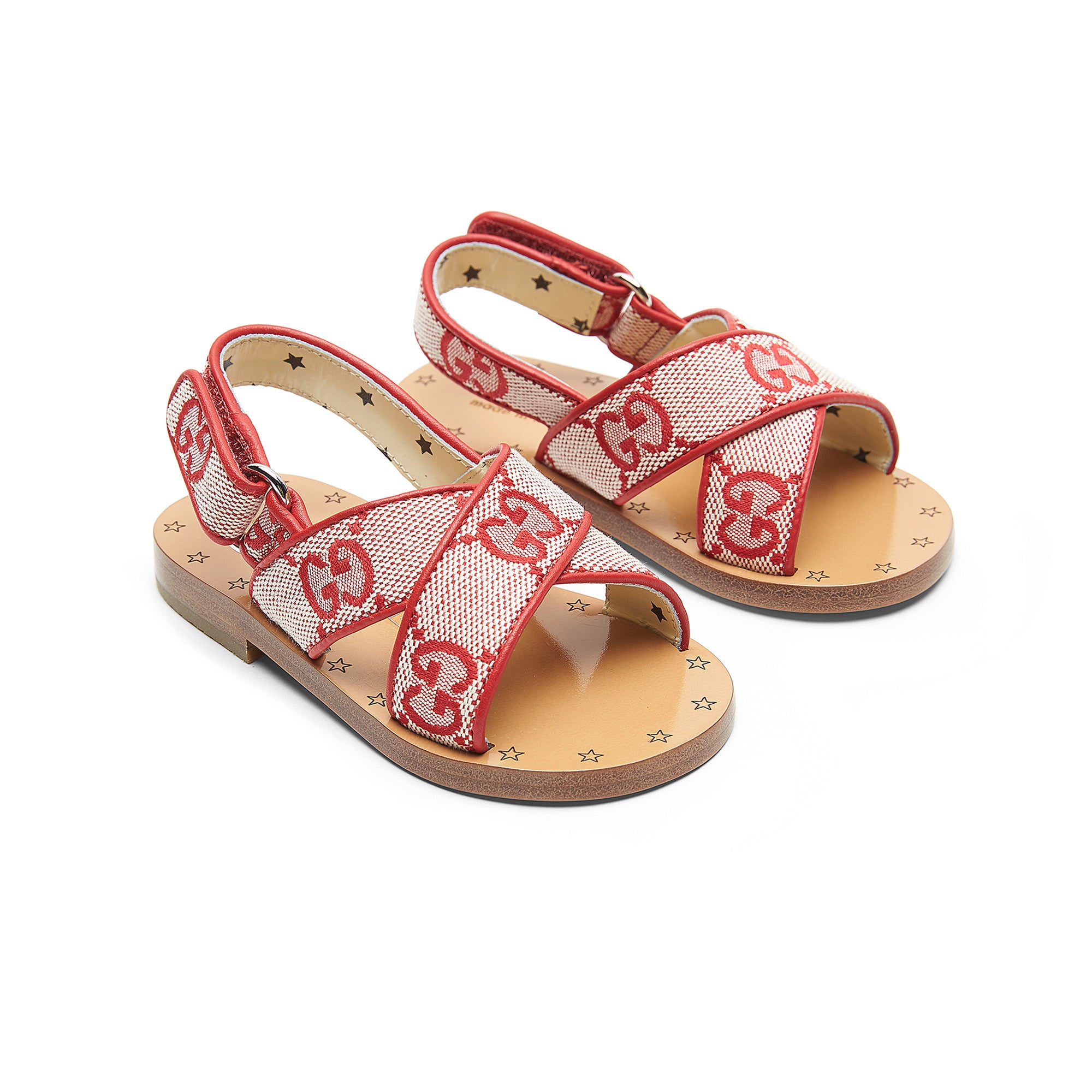 Baby Girls Red Logo Sandals
