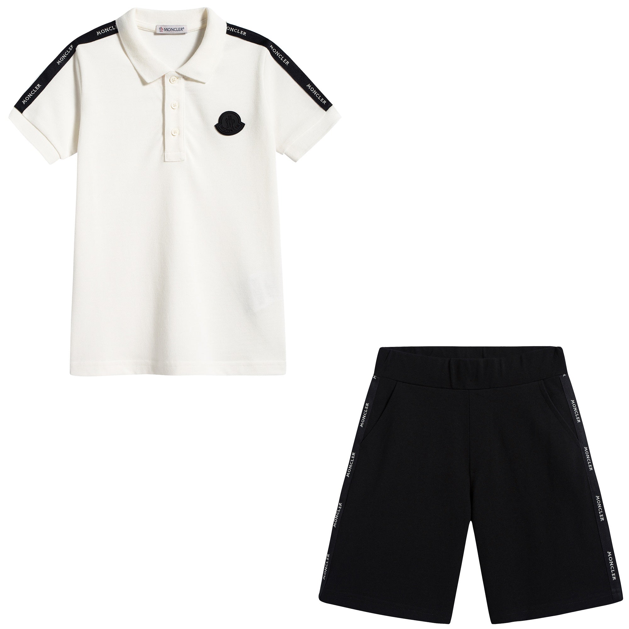 Boys White Polo Sets