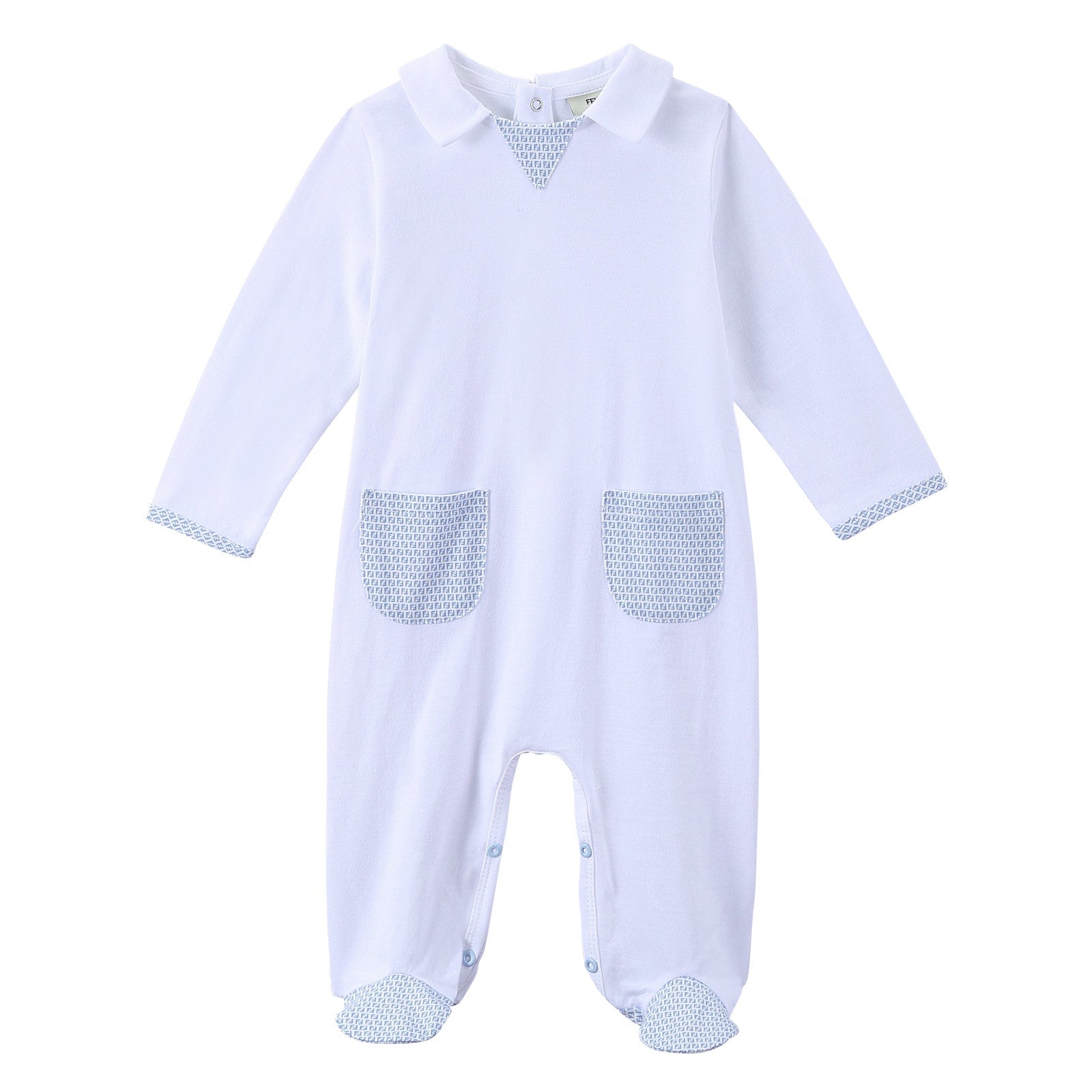 Baby Boys White Cotton  Pyjama&Kit - CÉMAROSE | Children's Fashion Store - 3