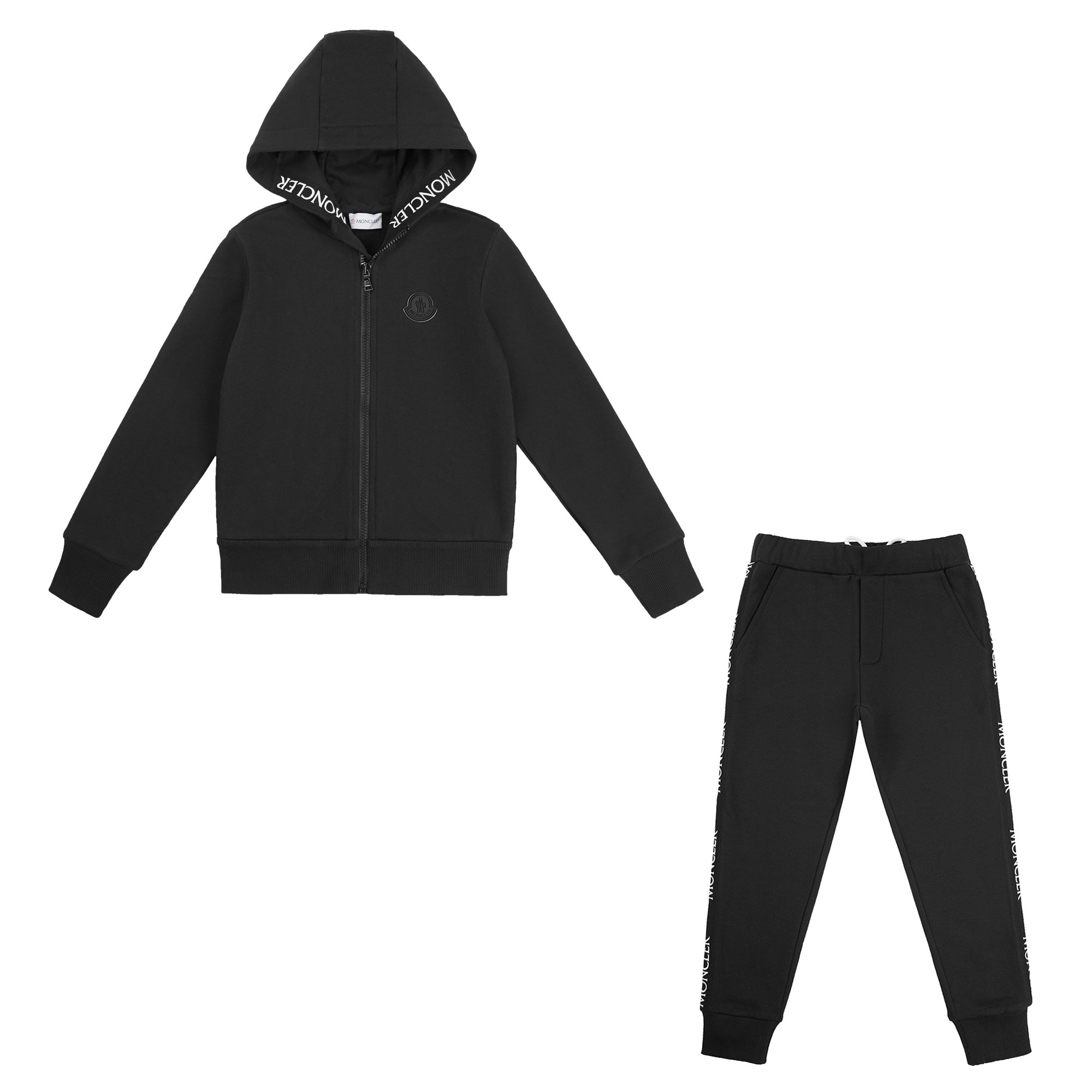 Boys Black Cotton Set