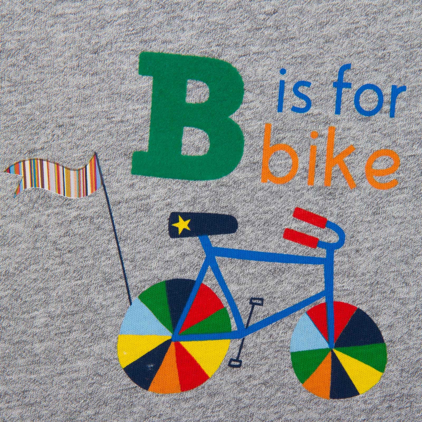 Baby Boys Grey Multicolor Bike Printed T-Shirt - CÉMAROSE | Children's Fashion Store - 3