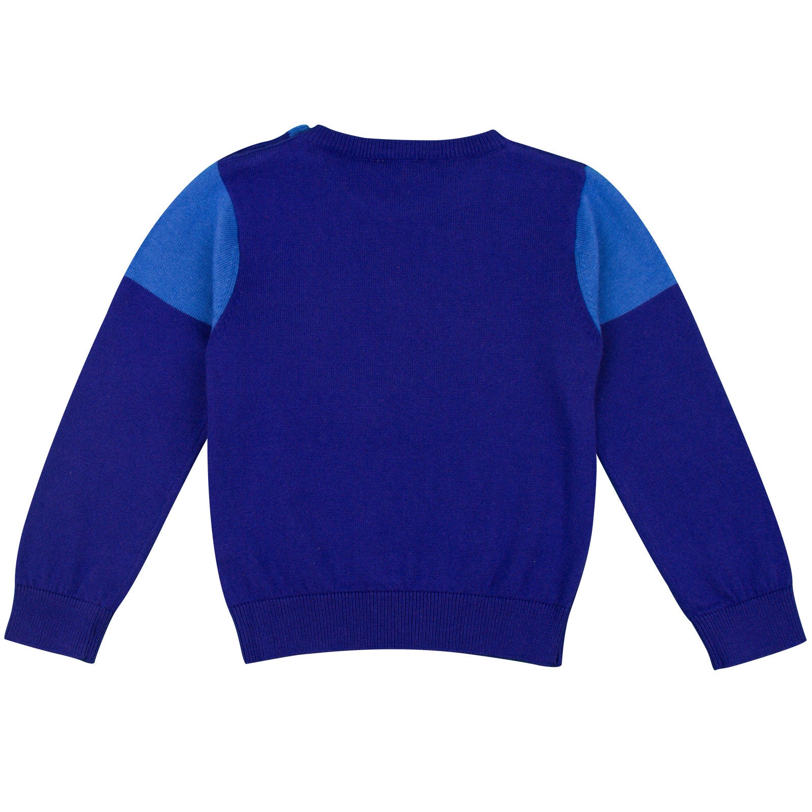 Baby Boys Regatta Blue Embroidered  Robot Sweater - CÉMAROSE | Children's Fashion Store - 2