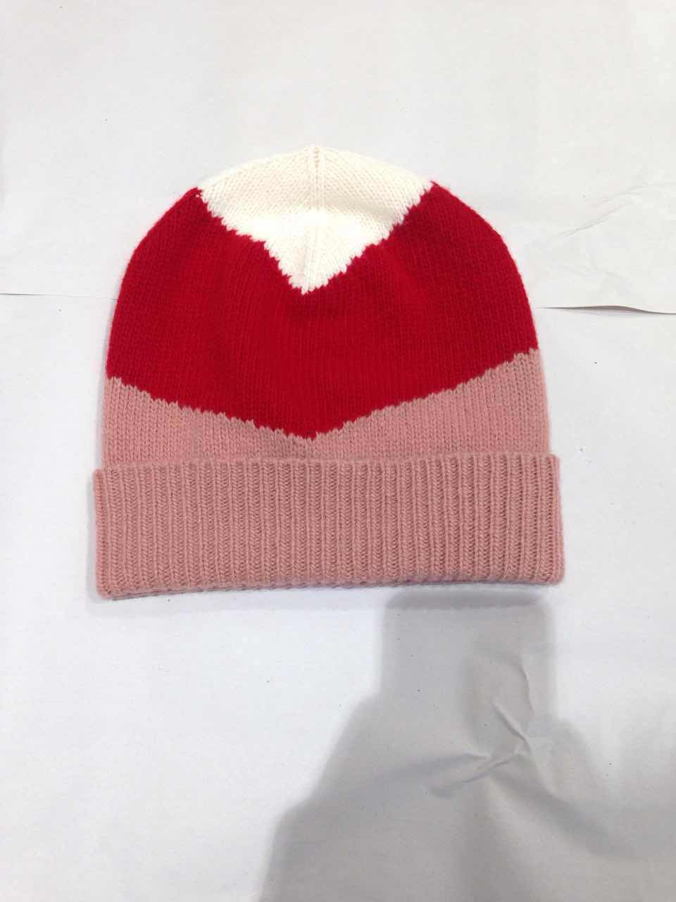 Girls  Rose  Pink   Wool   Hat