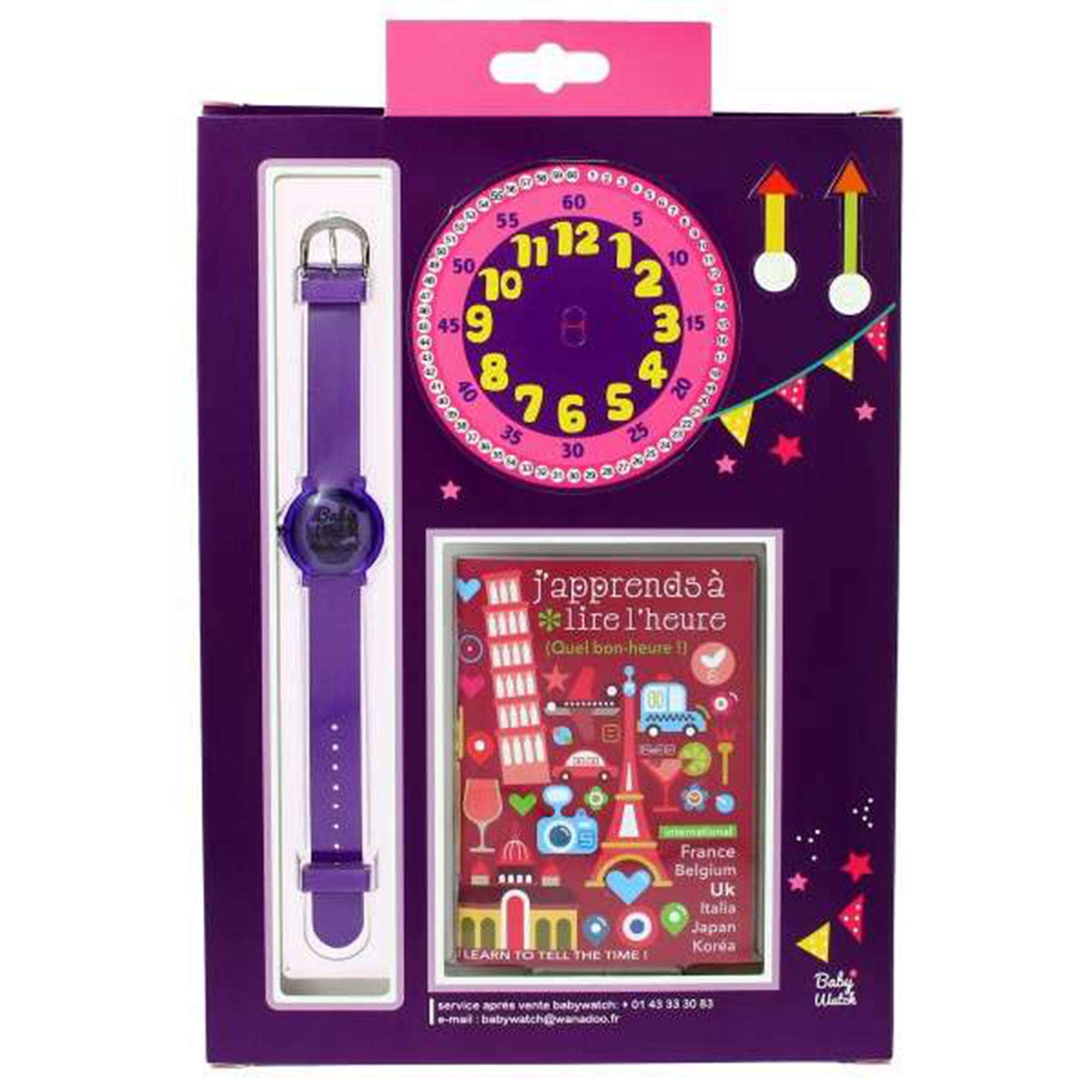 Girls Purple Two You Love Watch（6-9Y）