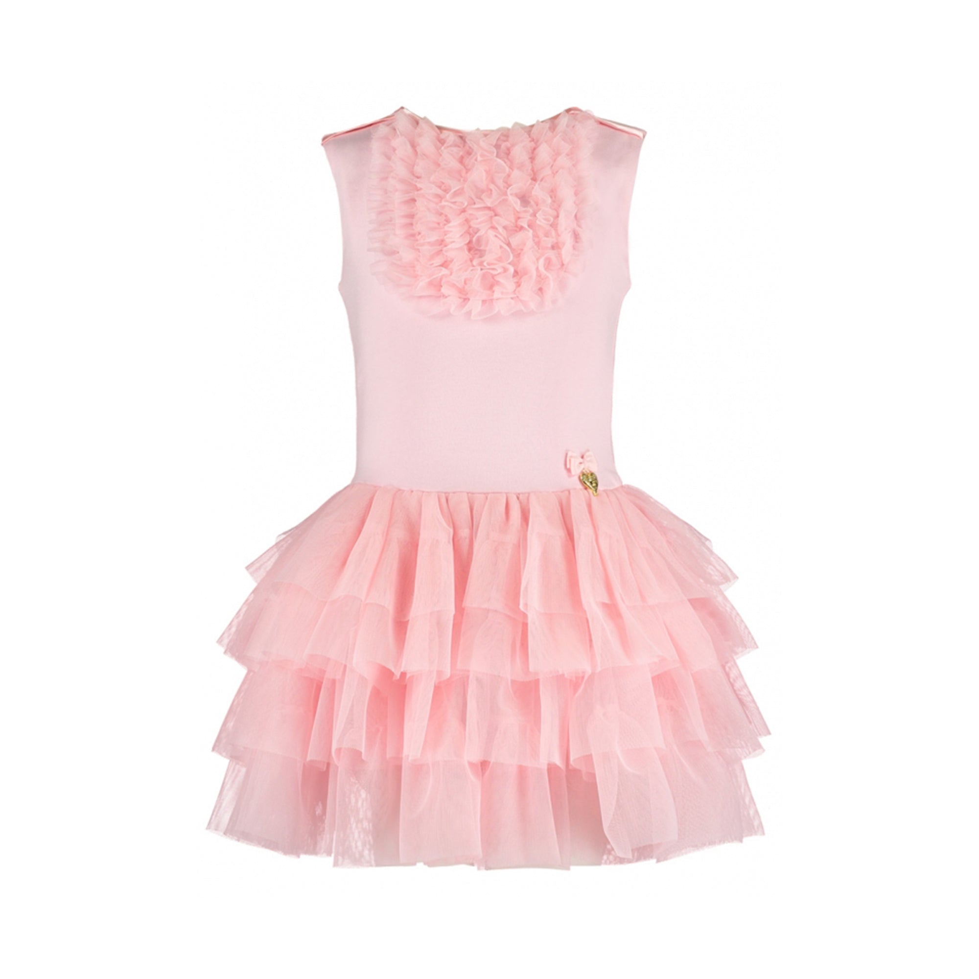 Girls Rose Pink Cotton Dress