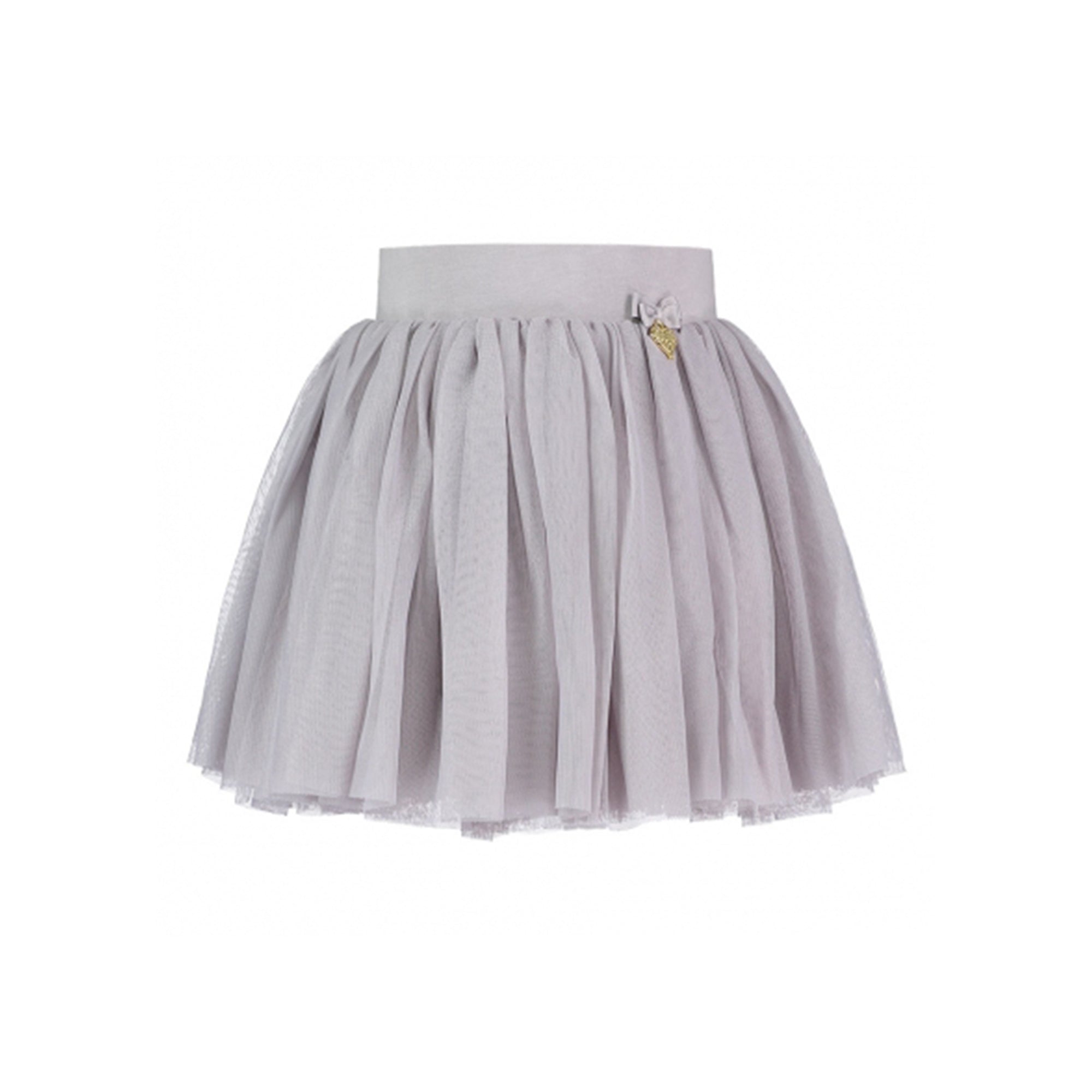Girls Ash Grey Knitted Skirt
