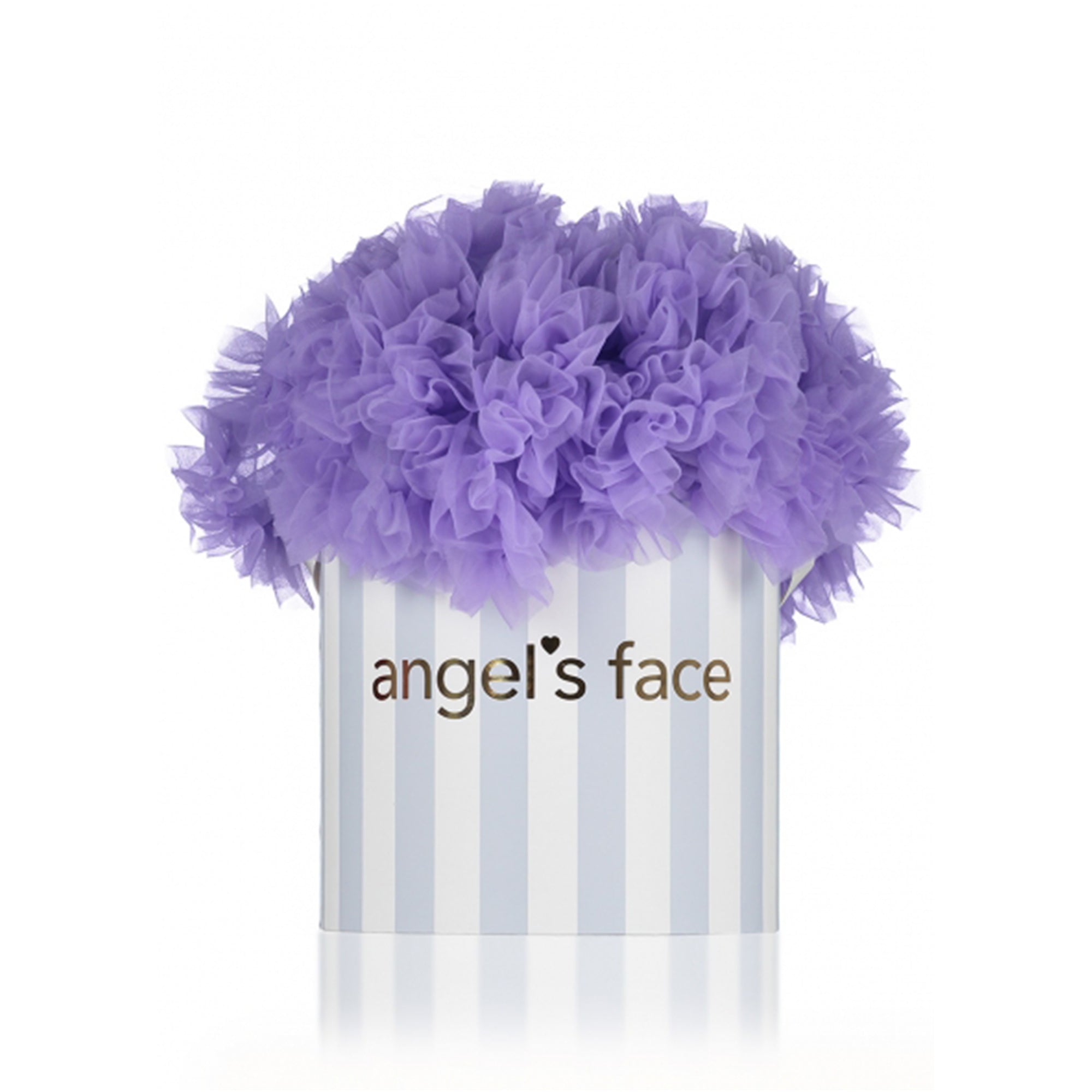 Girls Violet Nylon Knitted Skirt