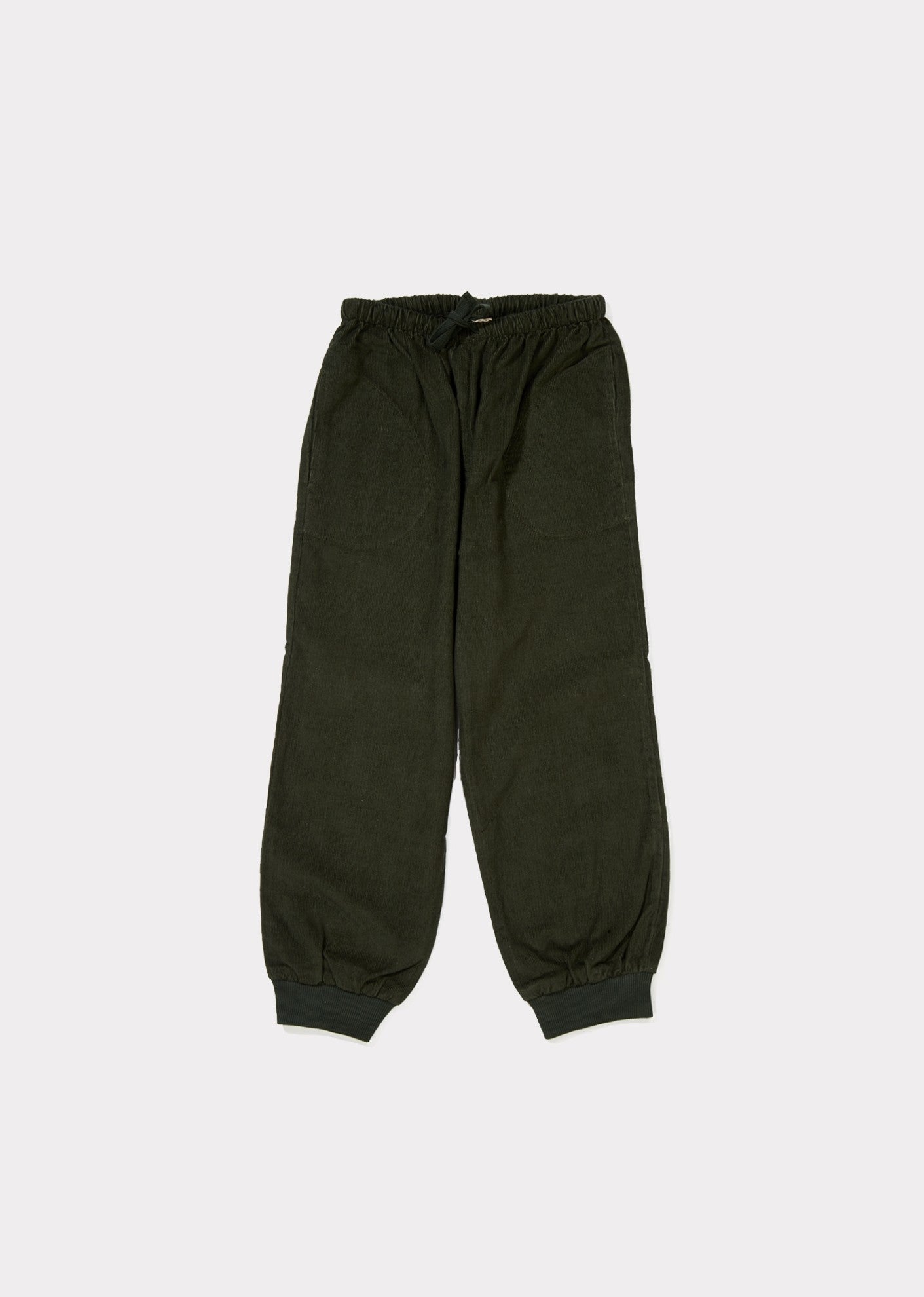 Boys & Girls Forest Green Cotton Trousers