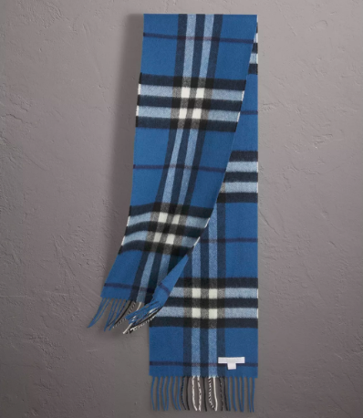 Boys & Girls Cadet Blue Cashmere Scarf