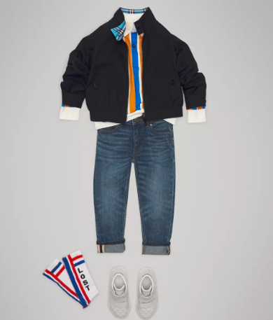 Boys Brilliant Navy Reversibie Cotton Jacket