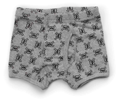 Boys Skull Underwear Cotton Sets