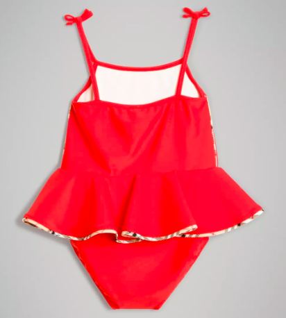 Baby Girls Poppy Red Swimwear