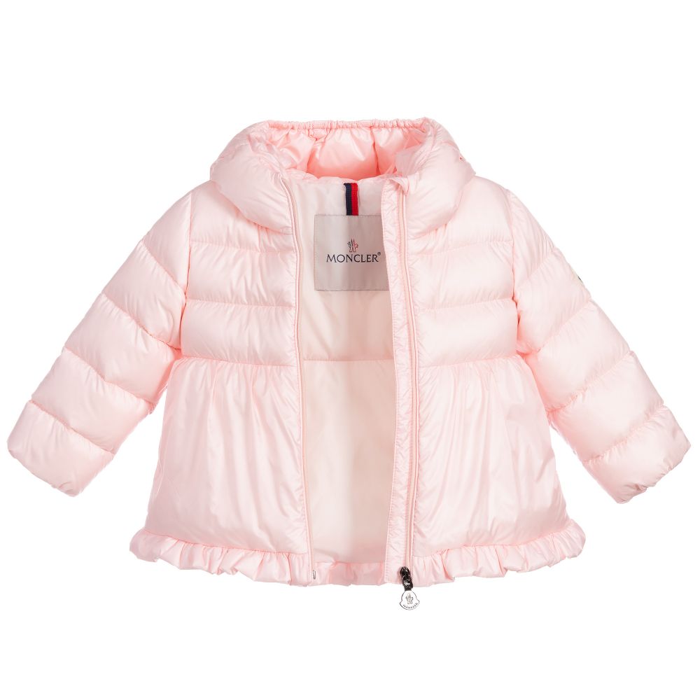 Baby Girls Light Pink “ODILE” Padded Down Jacket