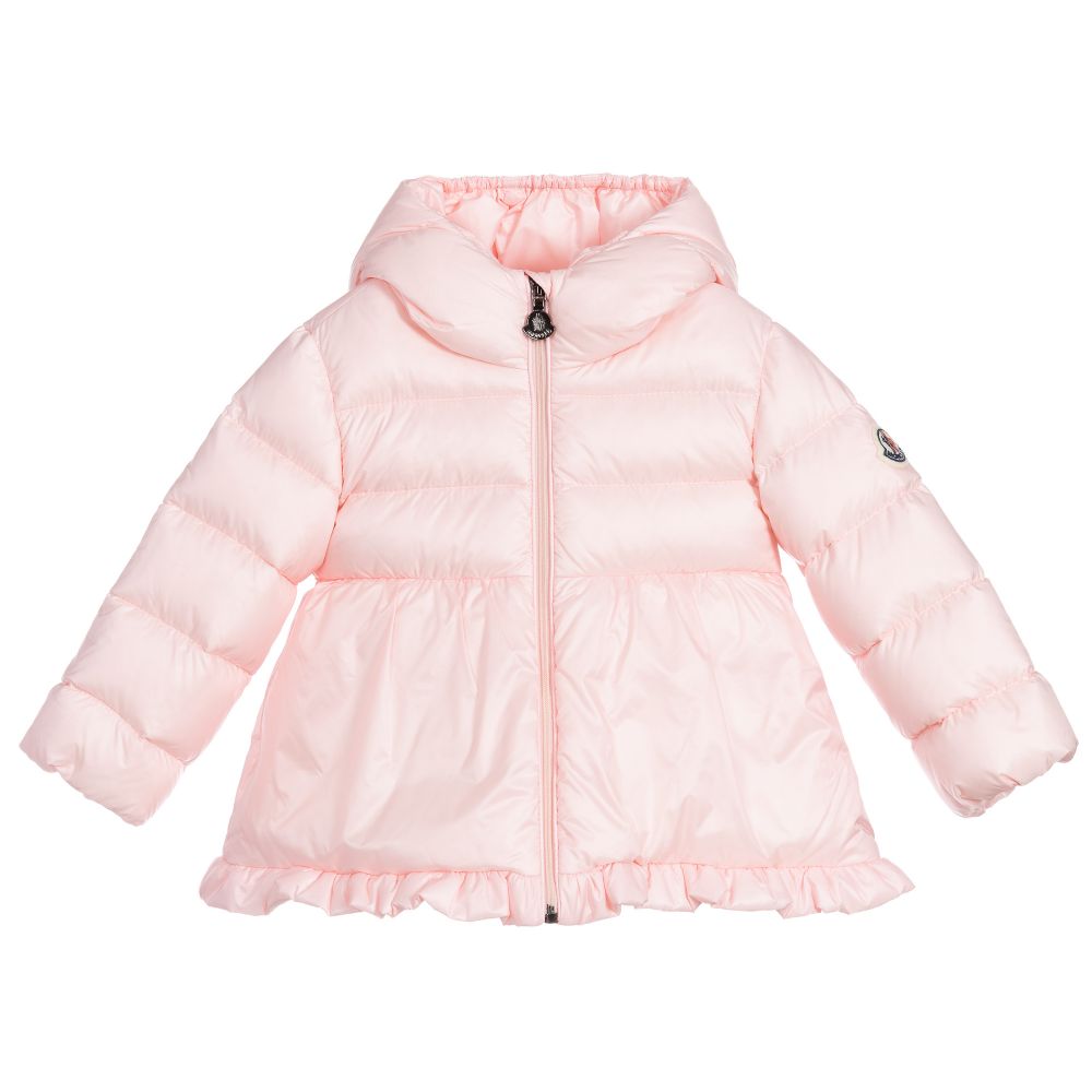 Baby Girls Light Pink “ODILE” Padded Down Jacket