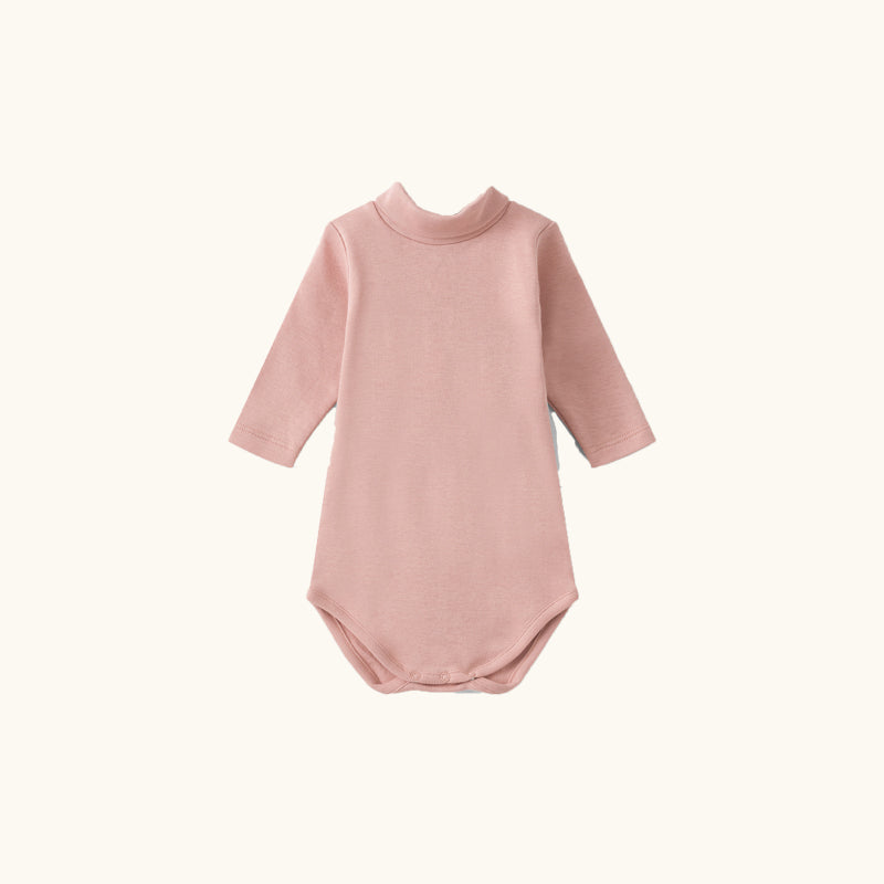 Baby Girls Faded Pink Cotton Romper