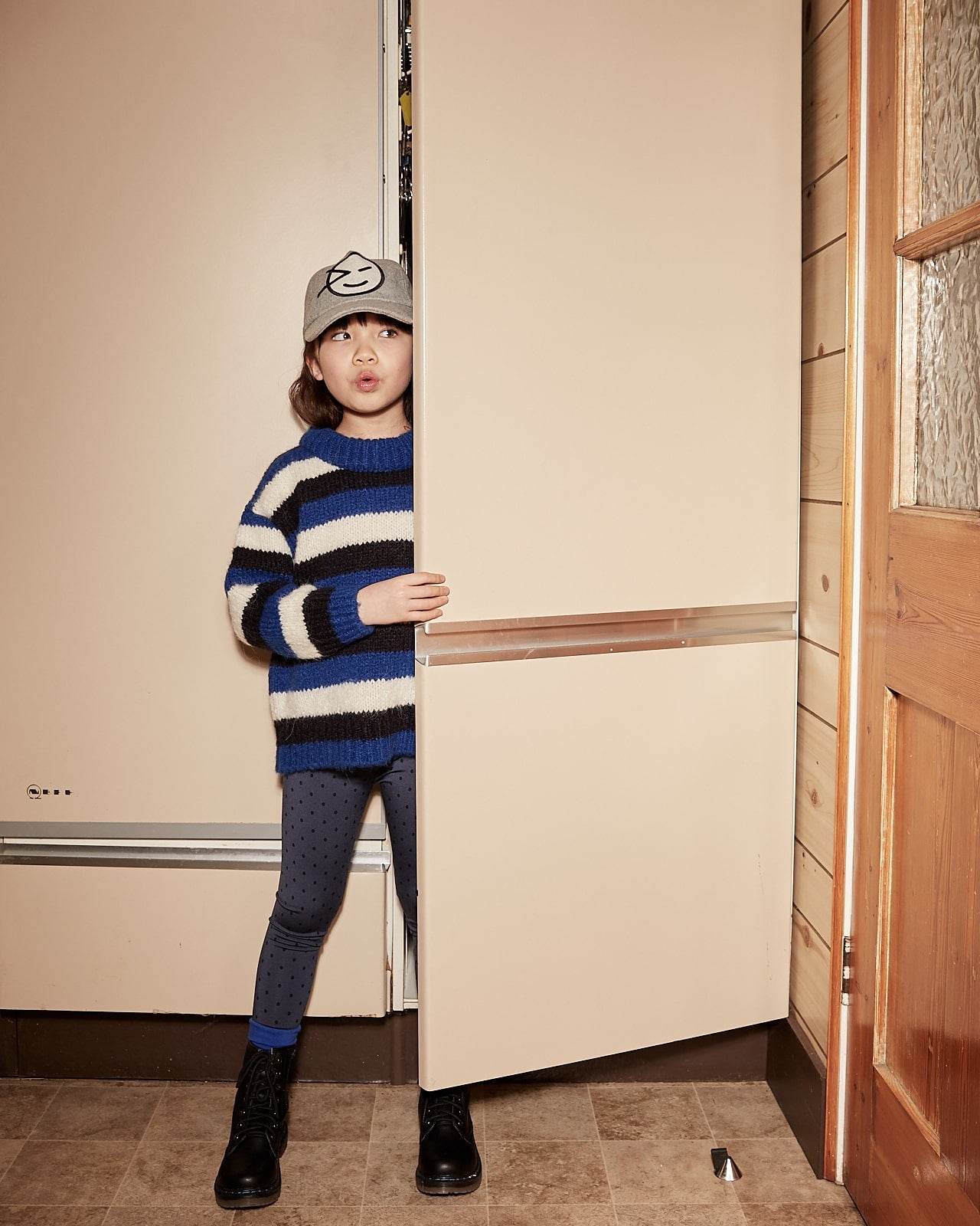 Boys & Girls Blue Stripes Sweater