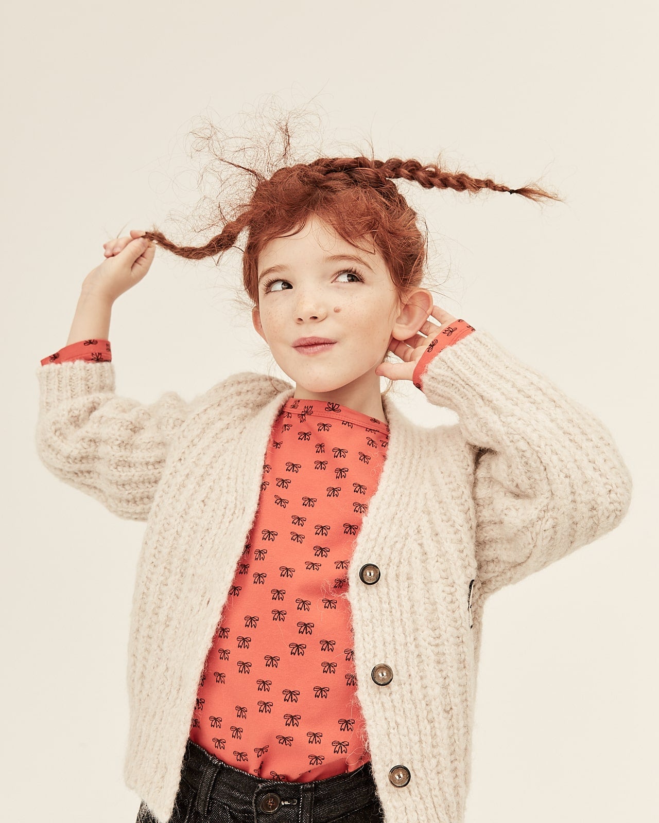Boys & Girls White Cardigan