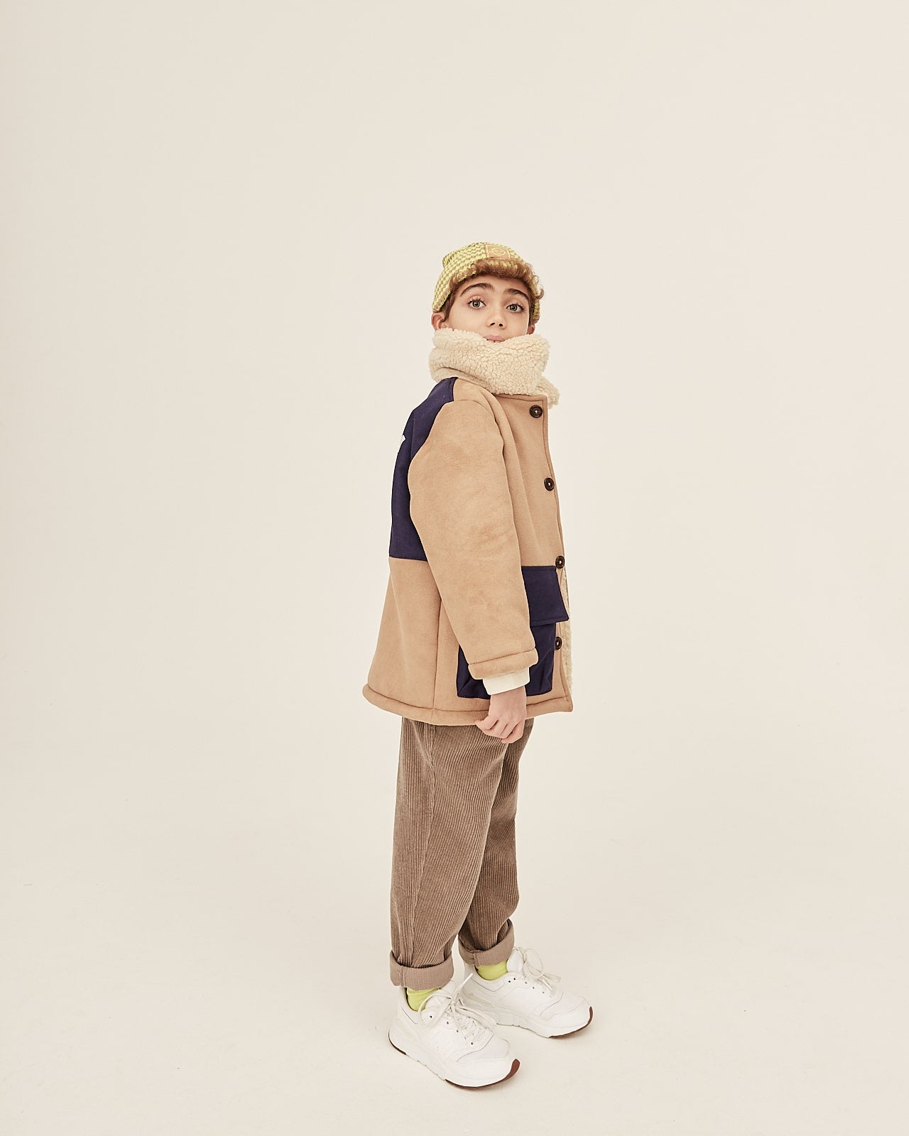 Boys & Girls Caramel Logo Coat