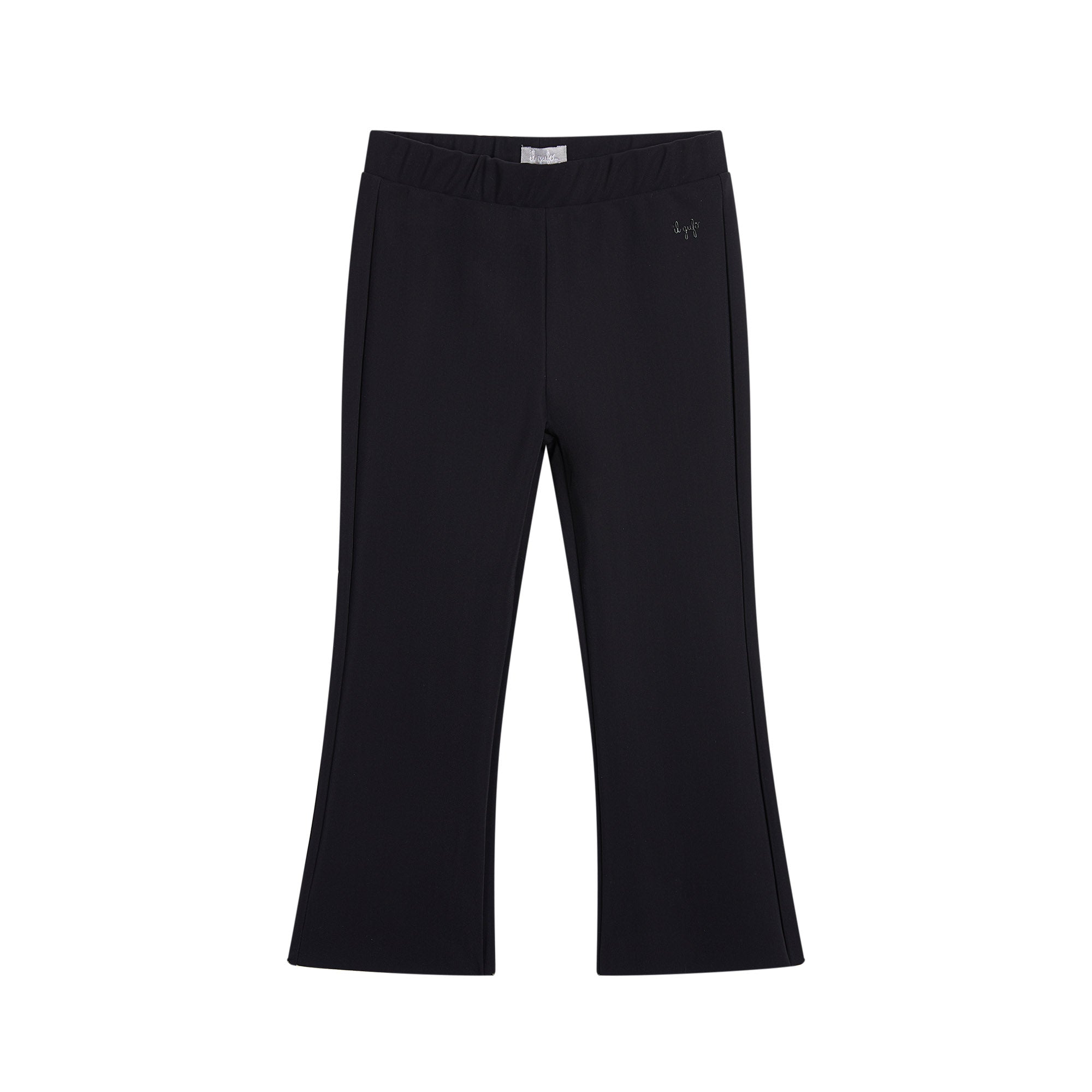Girls Black Logo Trousers