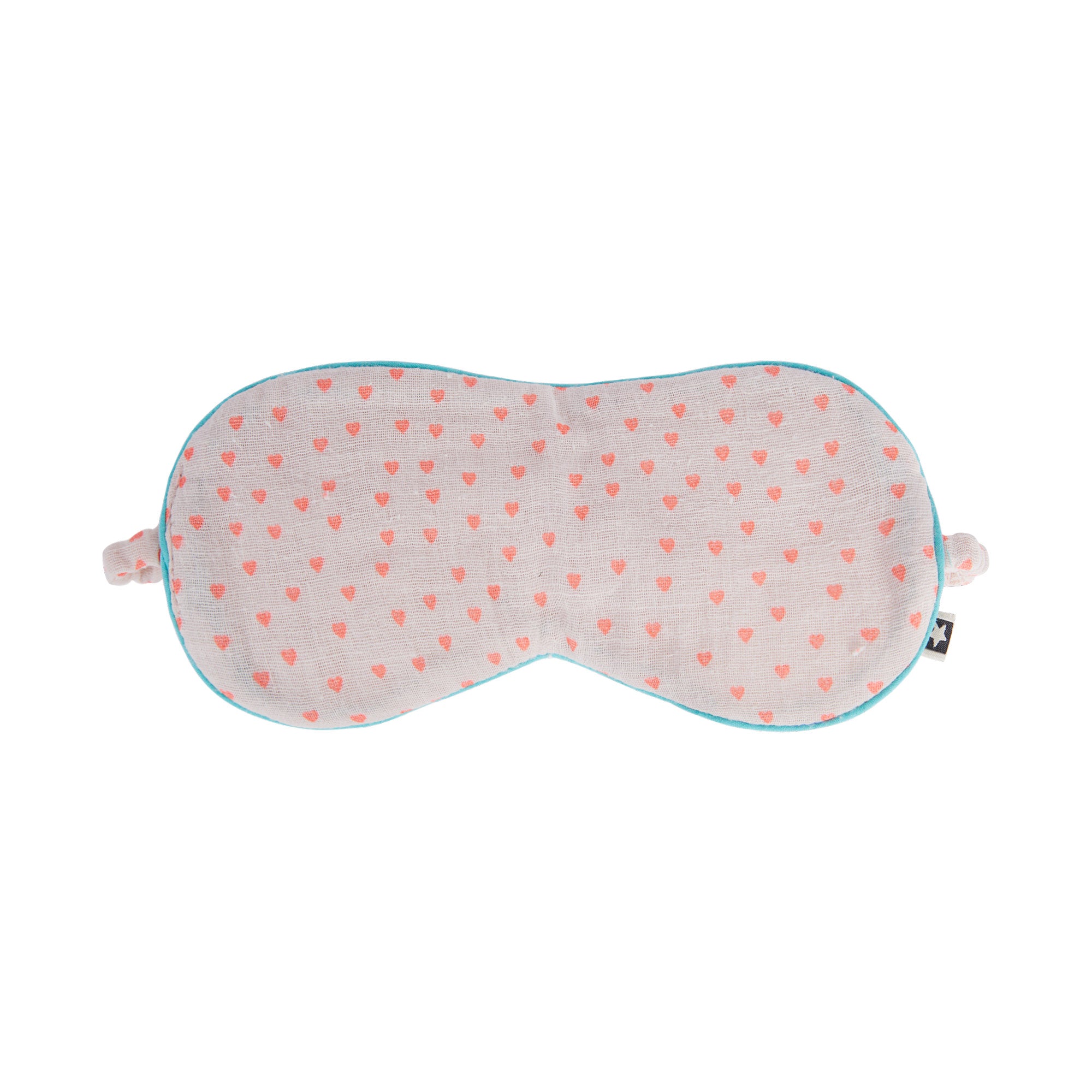 Girls White Heart Hair Ring & Blindfold