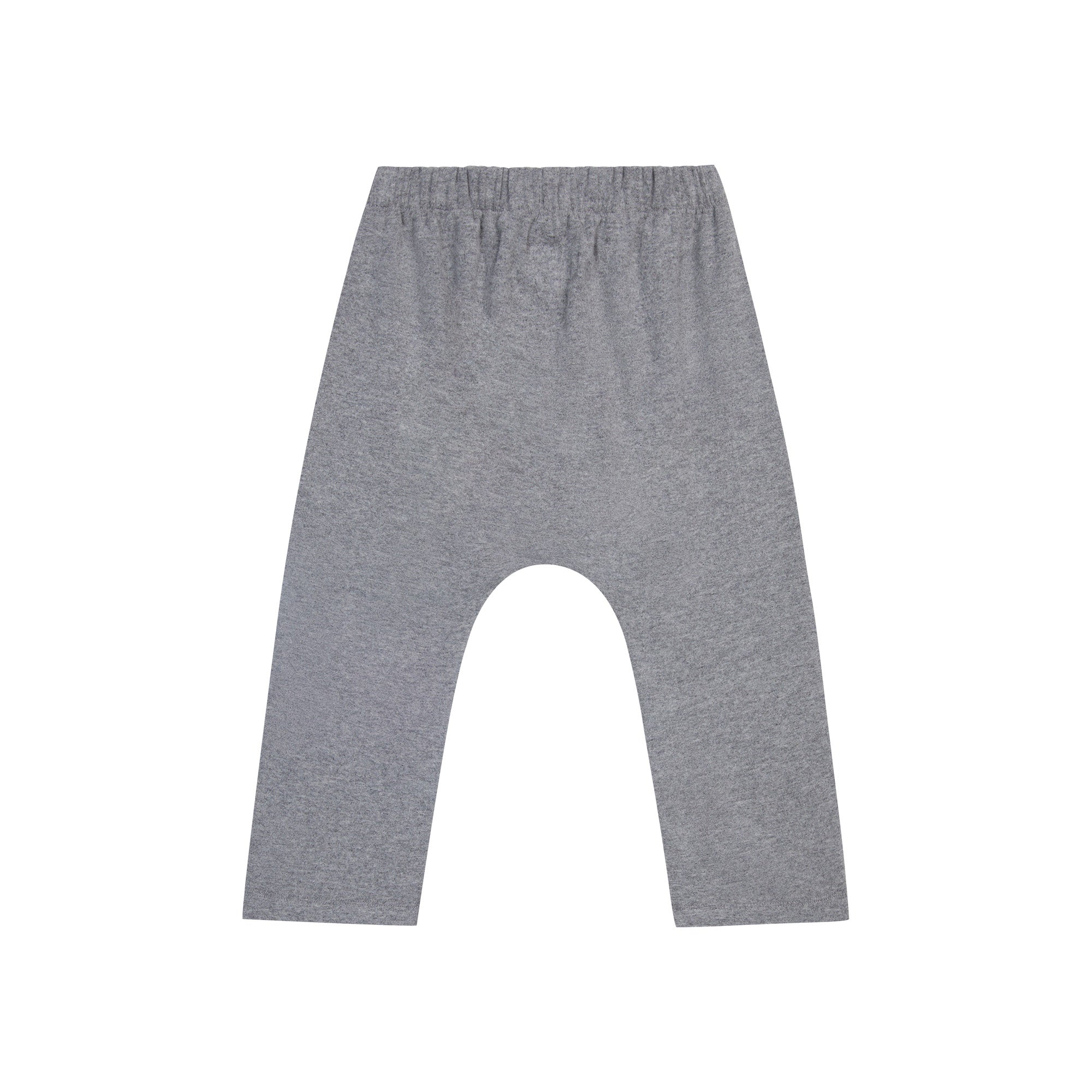 Baby Boys & Girls Grey Cotton Trousers