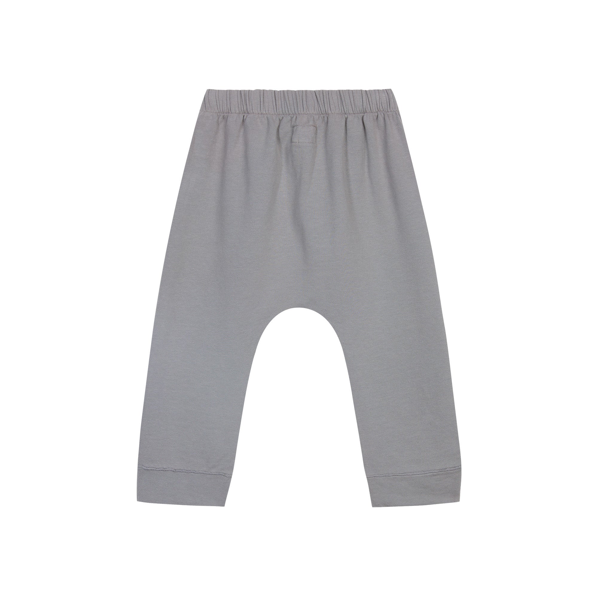 Baby Boys & Girls Grey Cotton Trousers