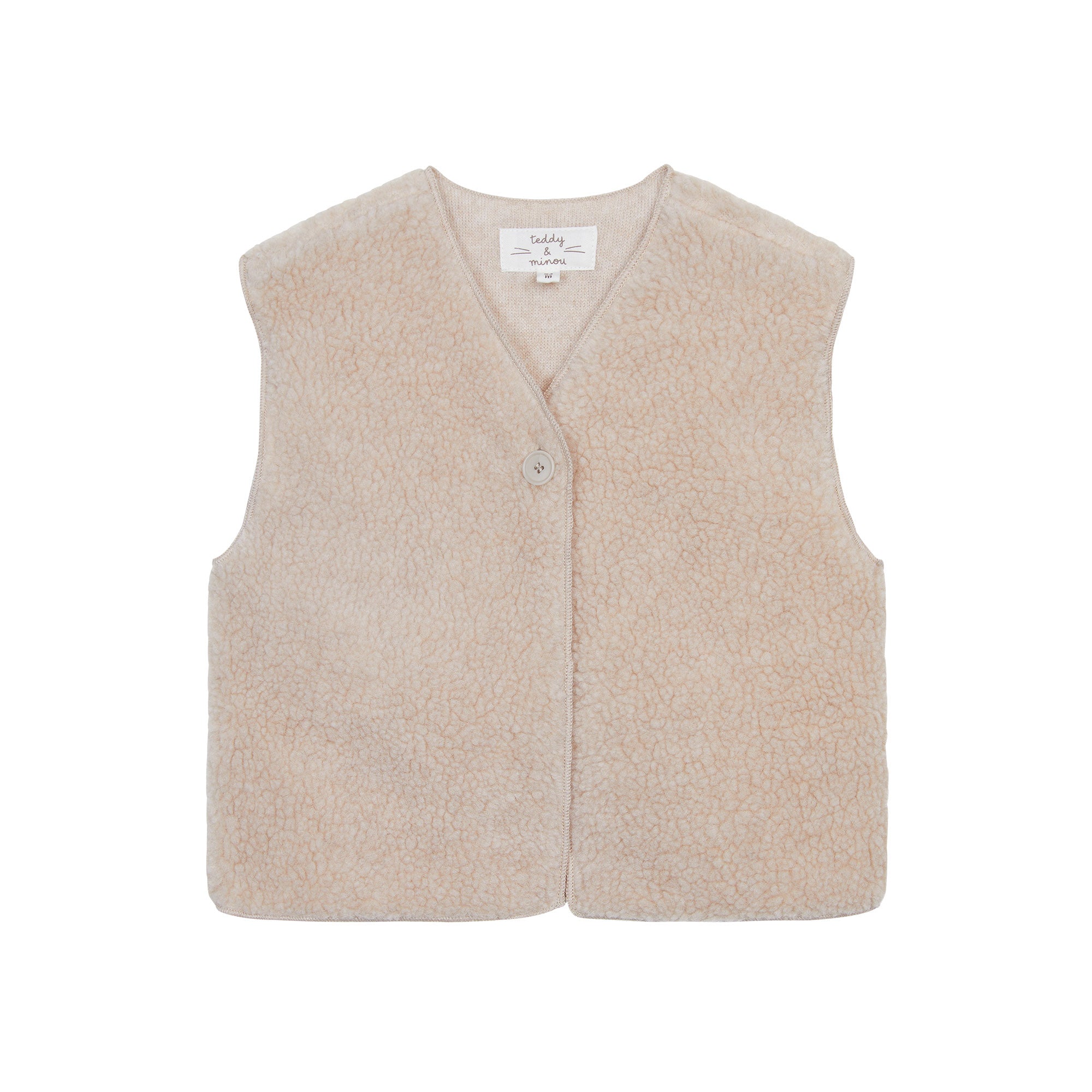 Baby Girls Beige Gilet