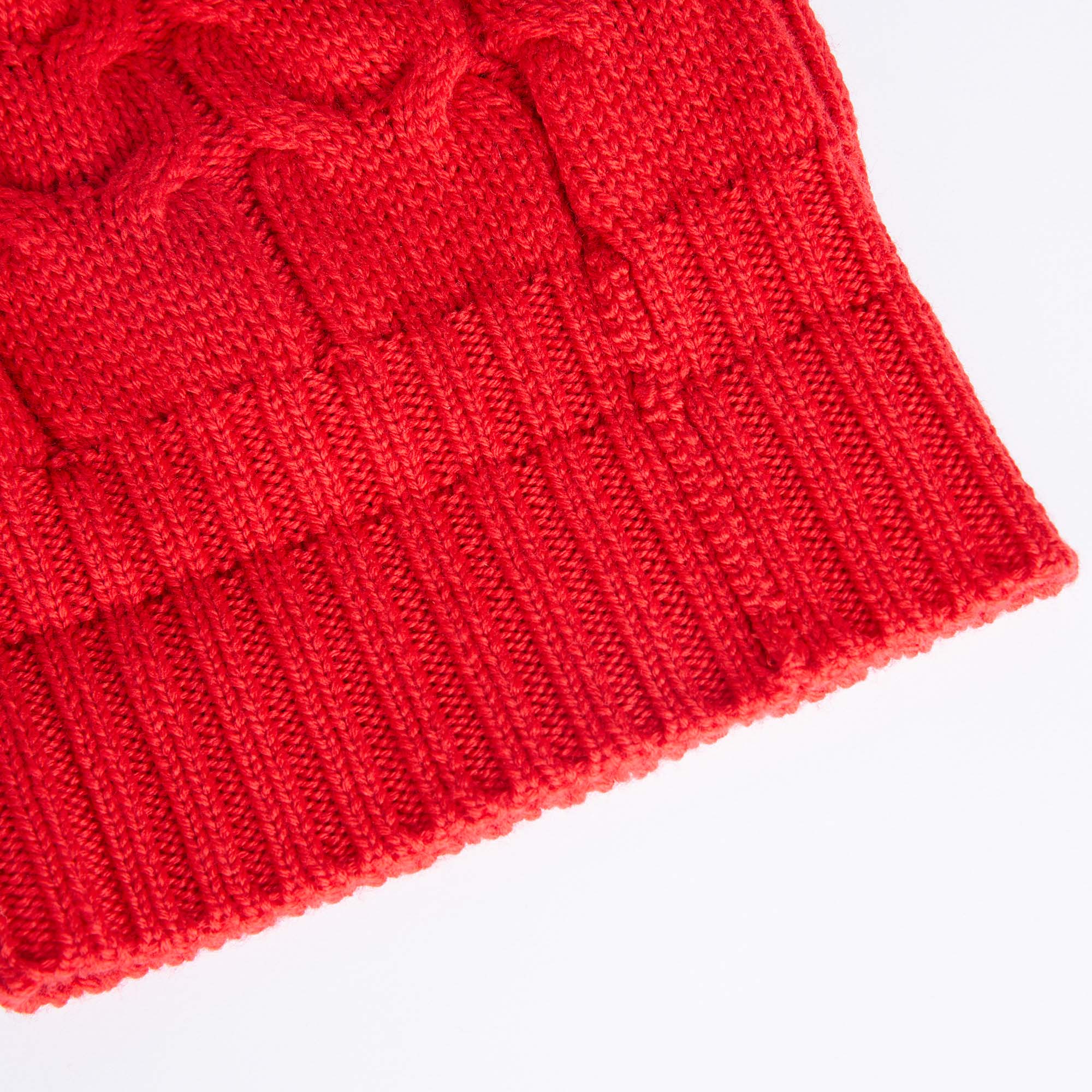 Boys Red Logo Wool Hat