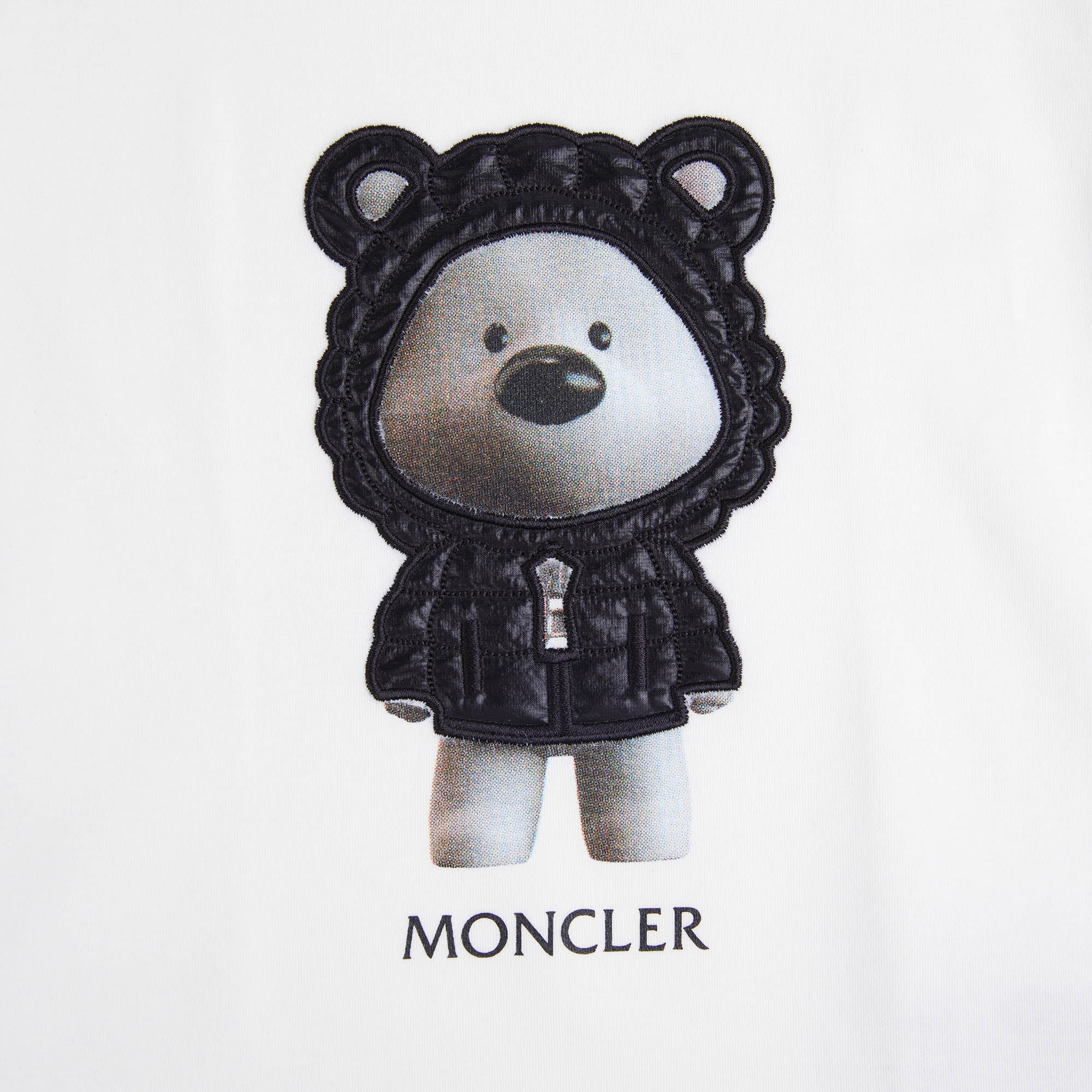 Baby Boys & Girls White Printed Cotton T-Shirt