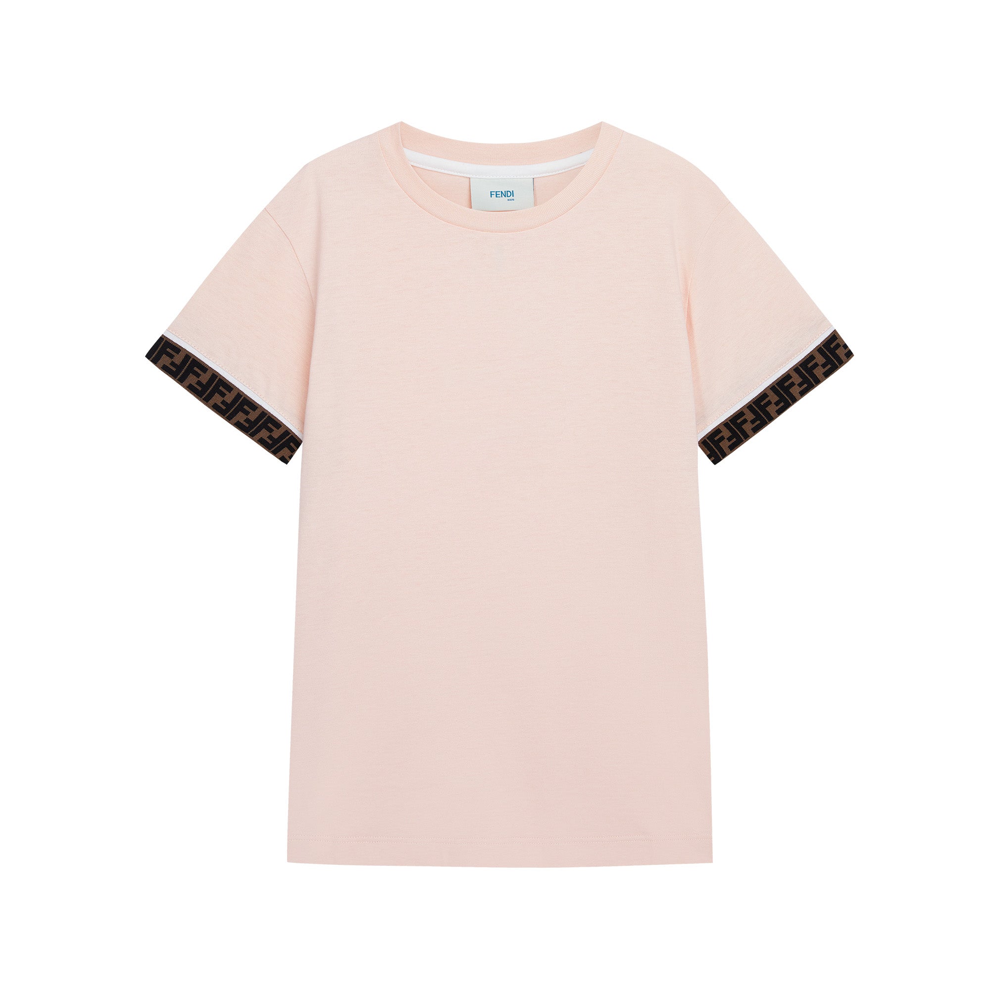 Boys & Girls Pink Logo Cotton T-Shirt