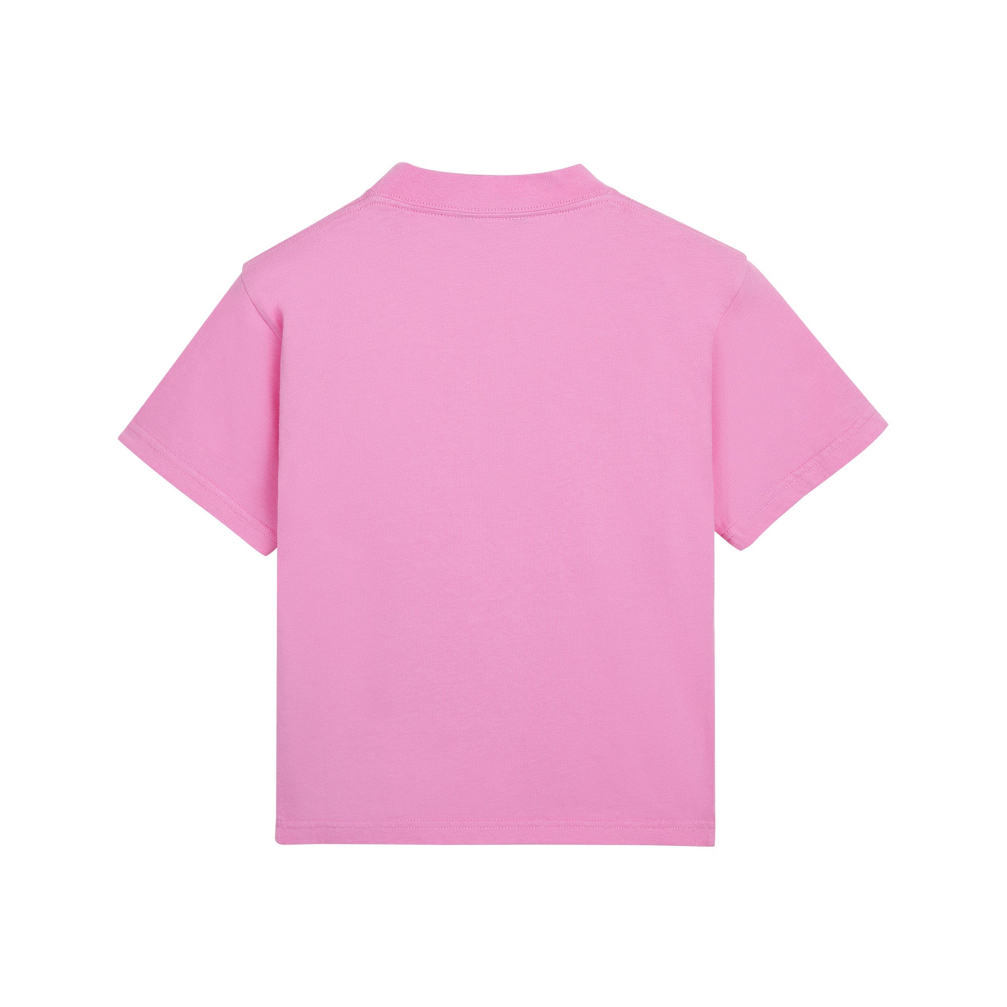 Boys & Girls Pink Logo Cotton T-Shirt