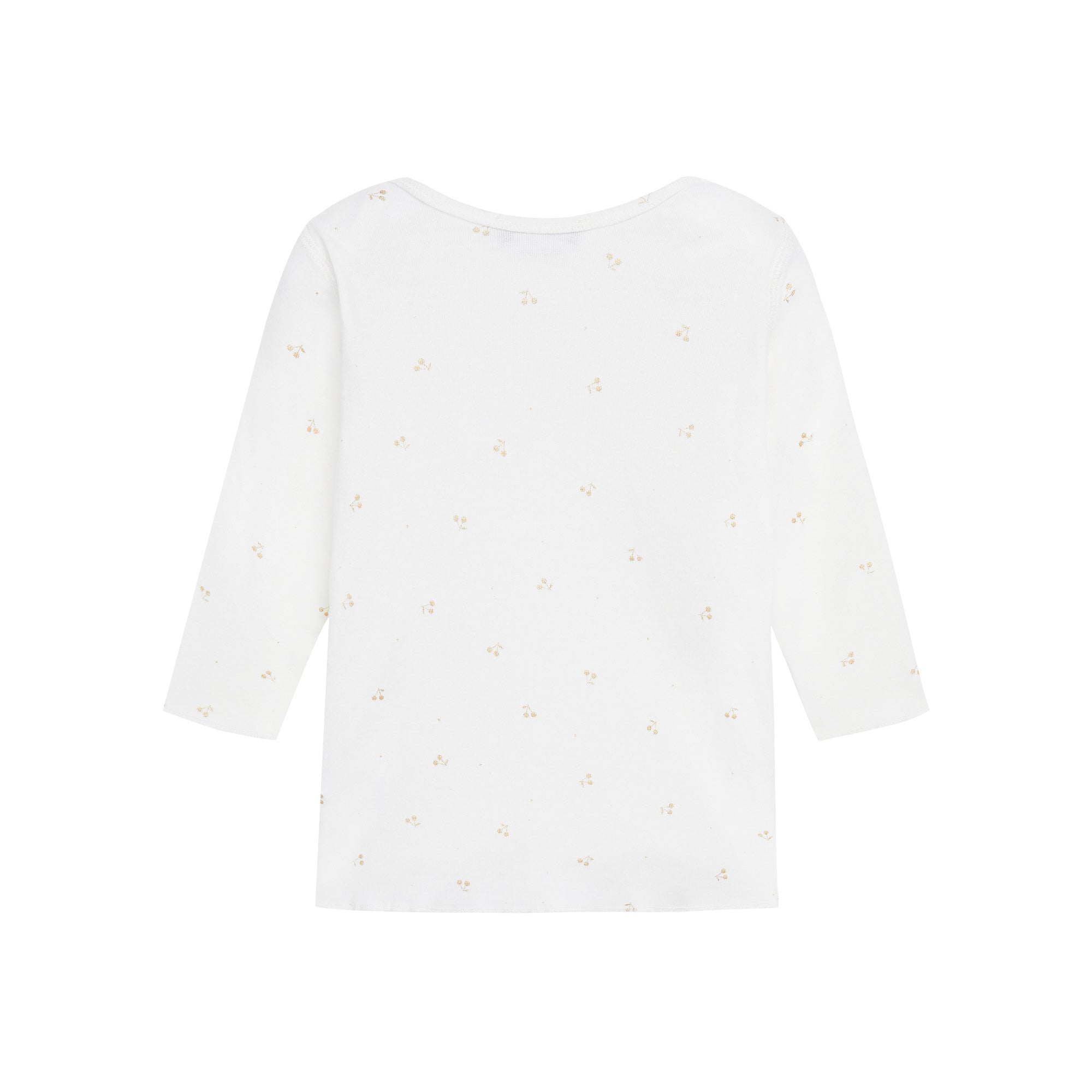 Baby Boys & Girls White Cotton Nightwear Set