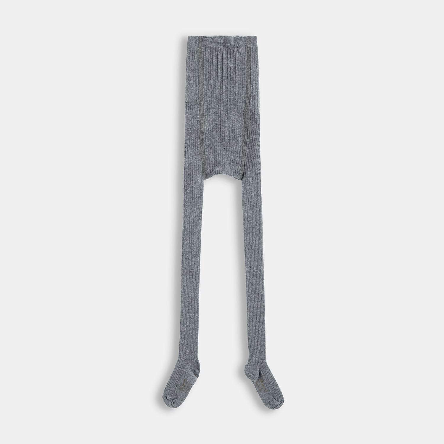 Baby Girls Grey Cotton Tights