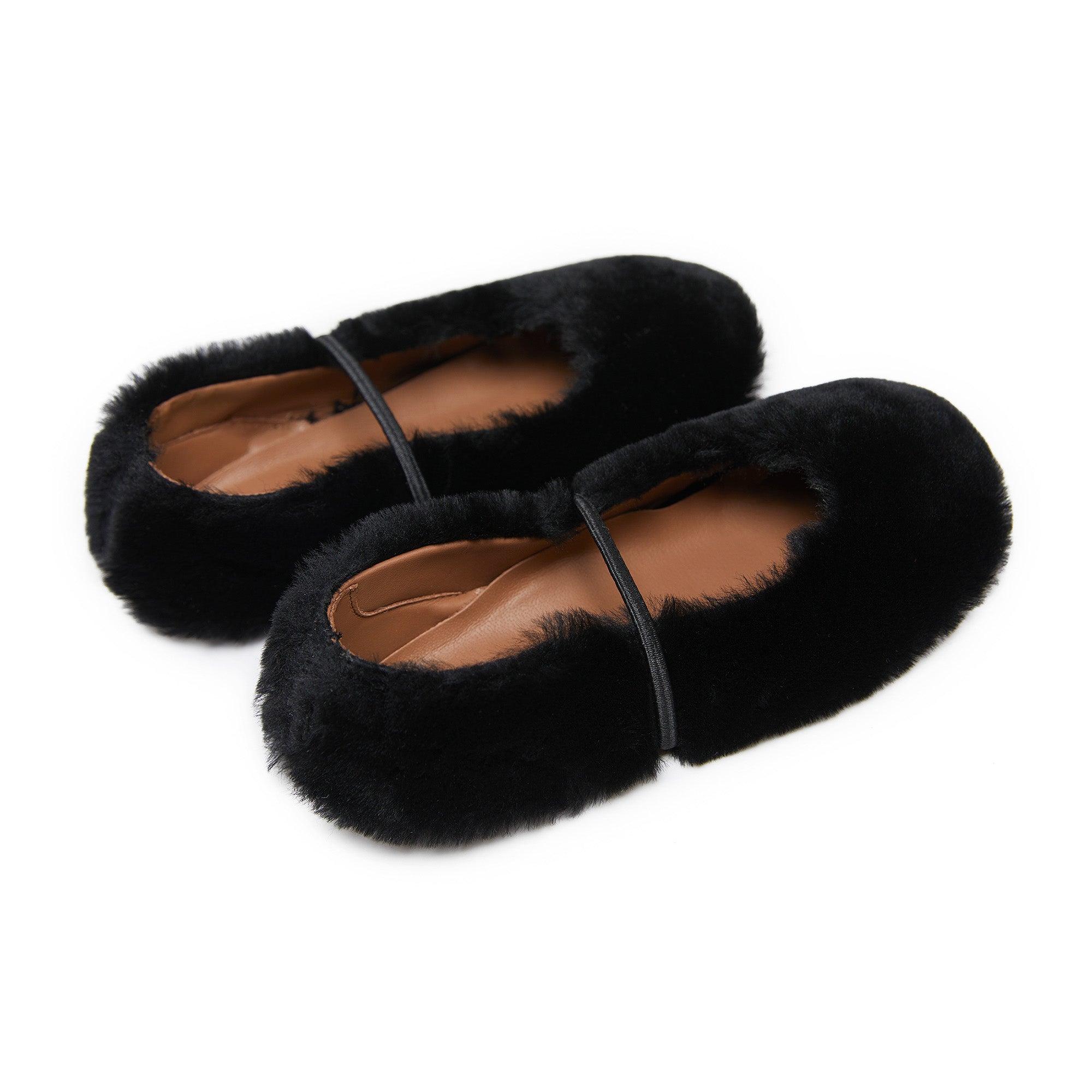 Girls Black Flat Shoes
