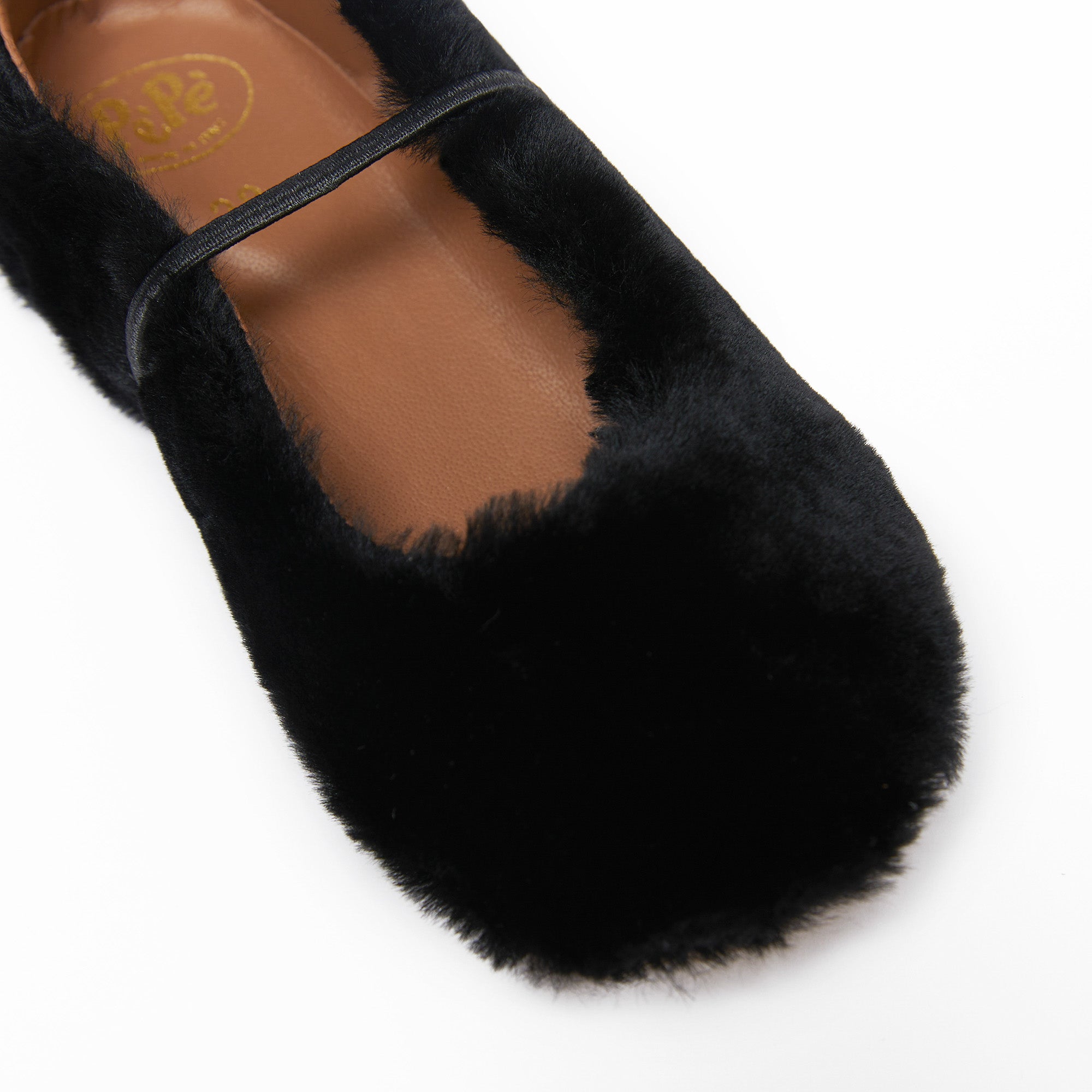Girls Black Flat Shoes