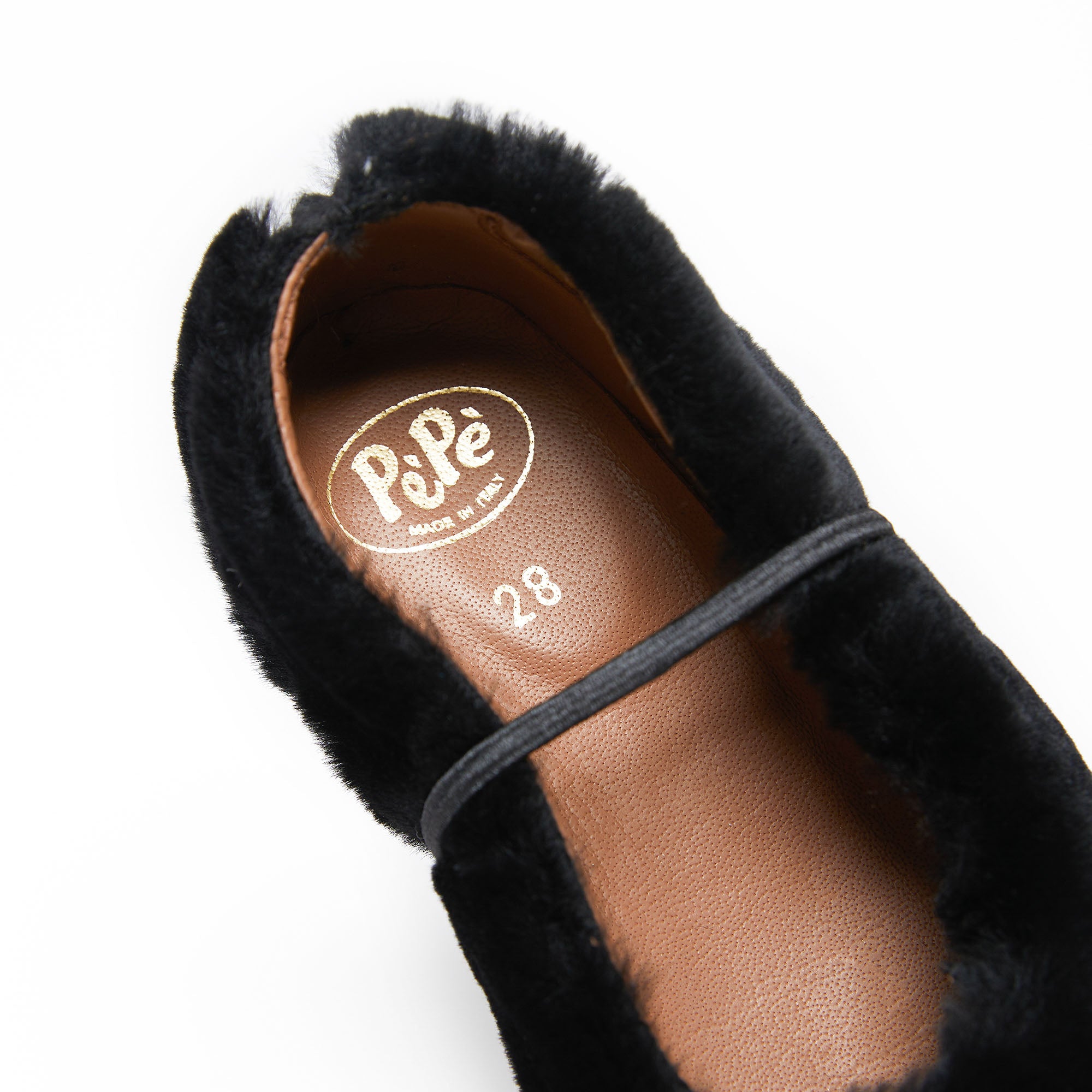 Girls Black Flat Shoes