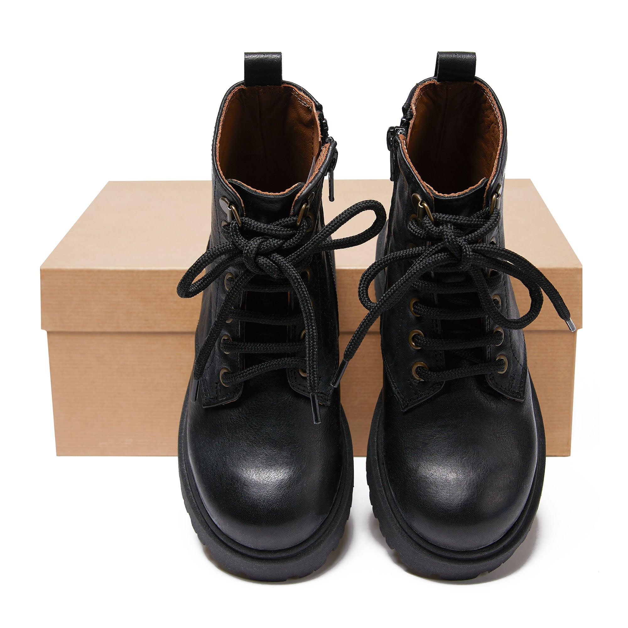Boys & Girls Black Boots