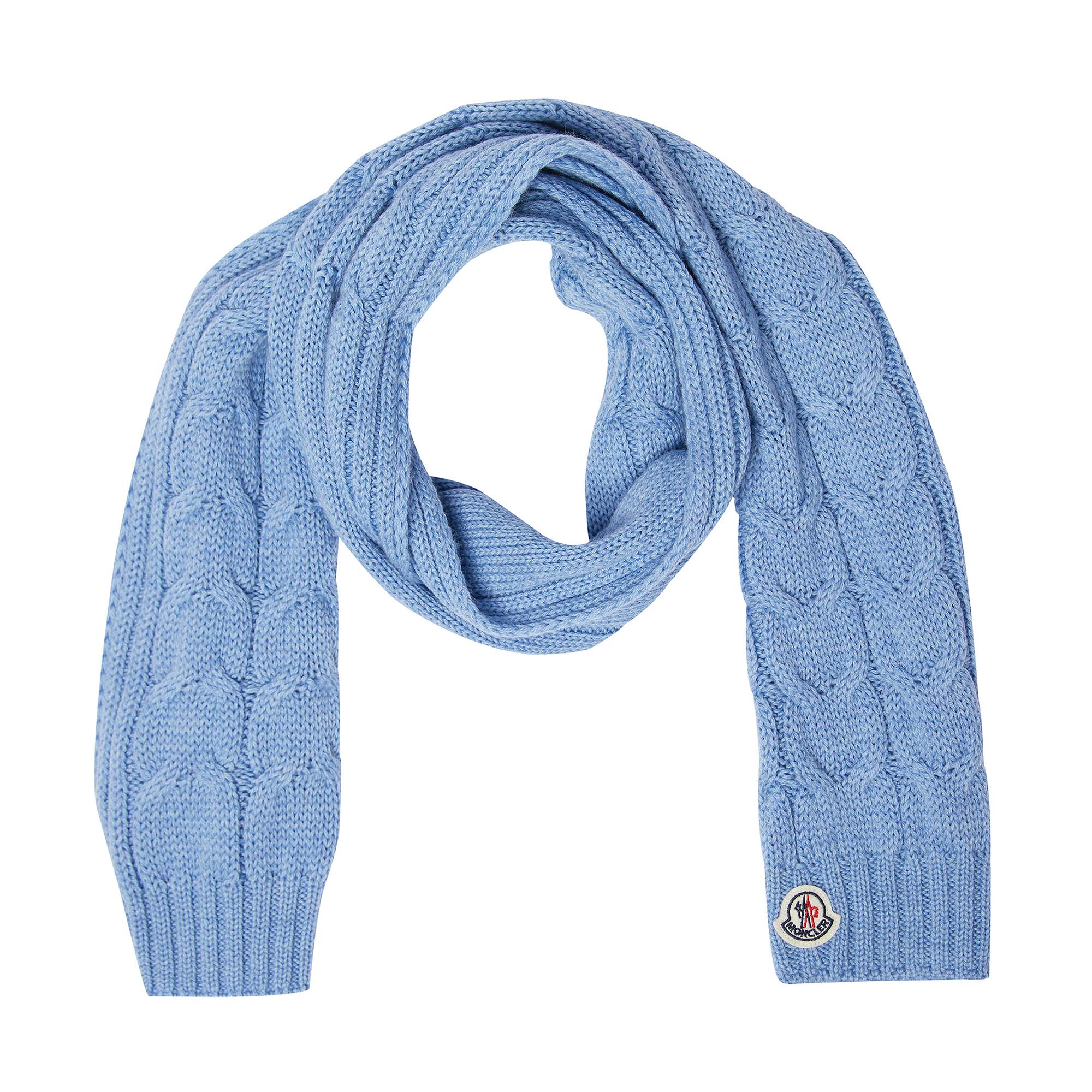 Boys & Girls Blue Wool Scarf