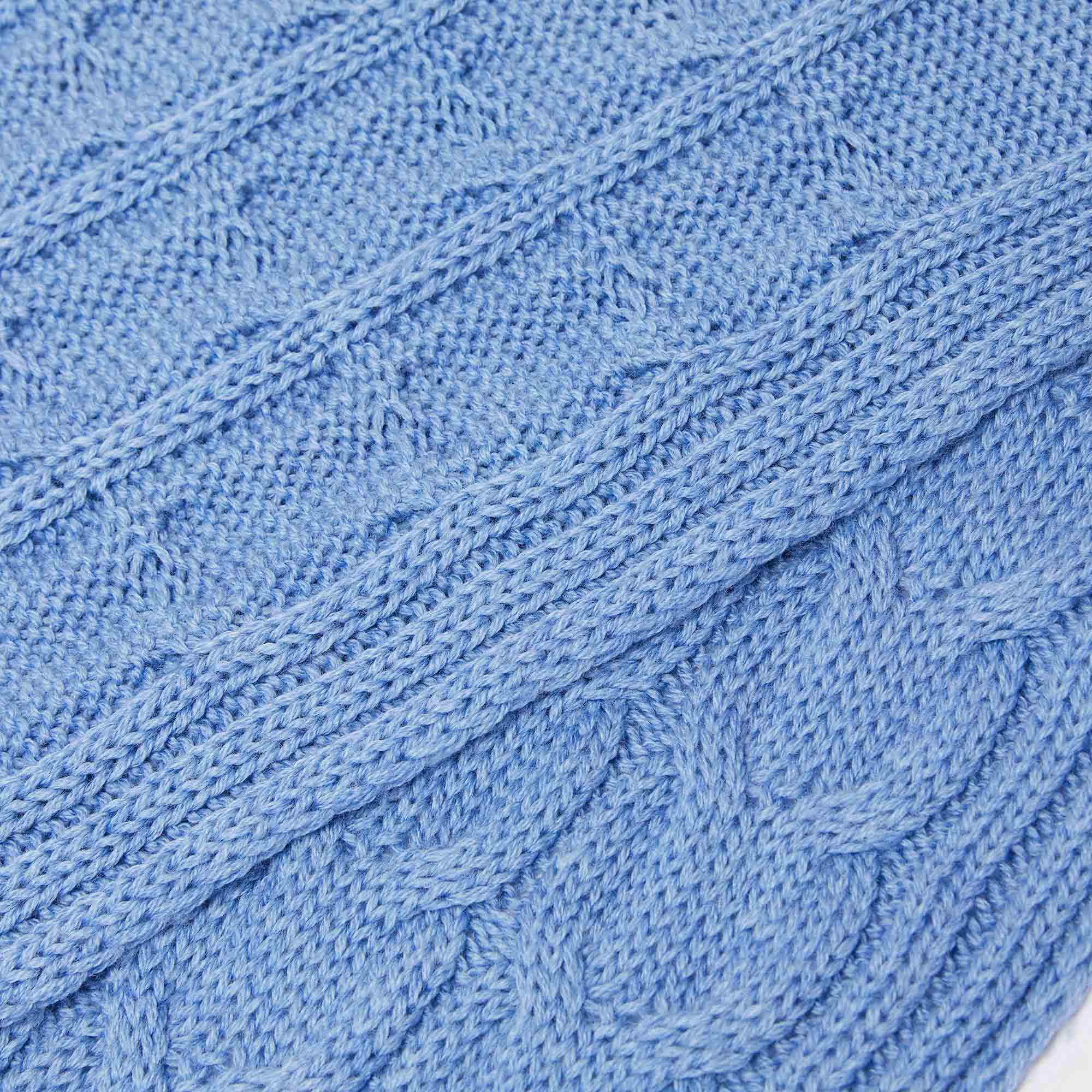 Boys & Girls Blue Wool Scarf