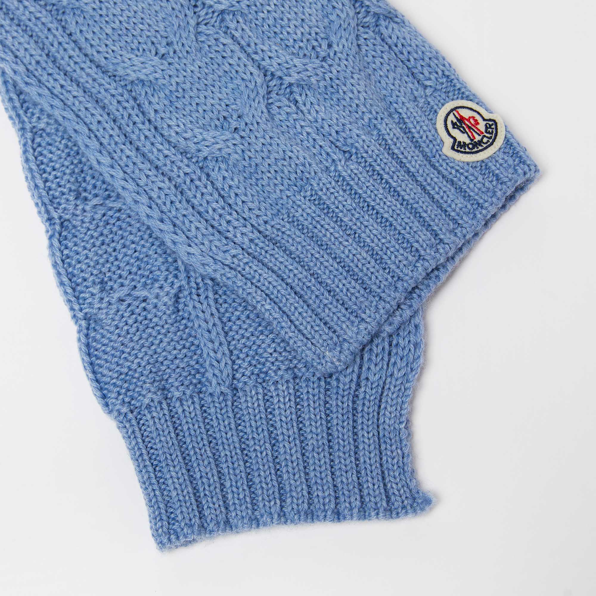 Boys & Girls Blue Wool Scarf