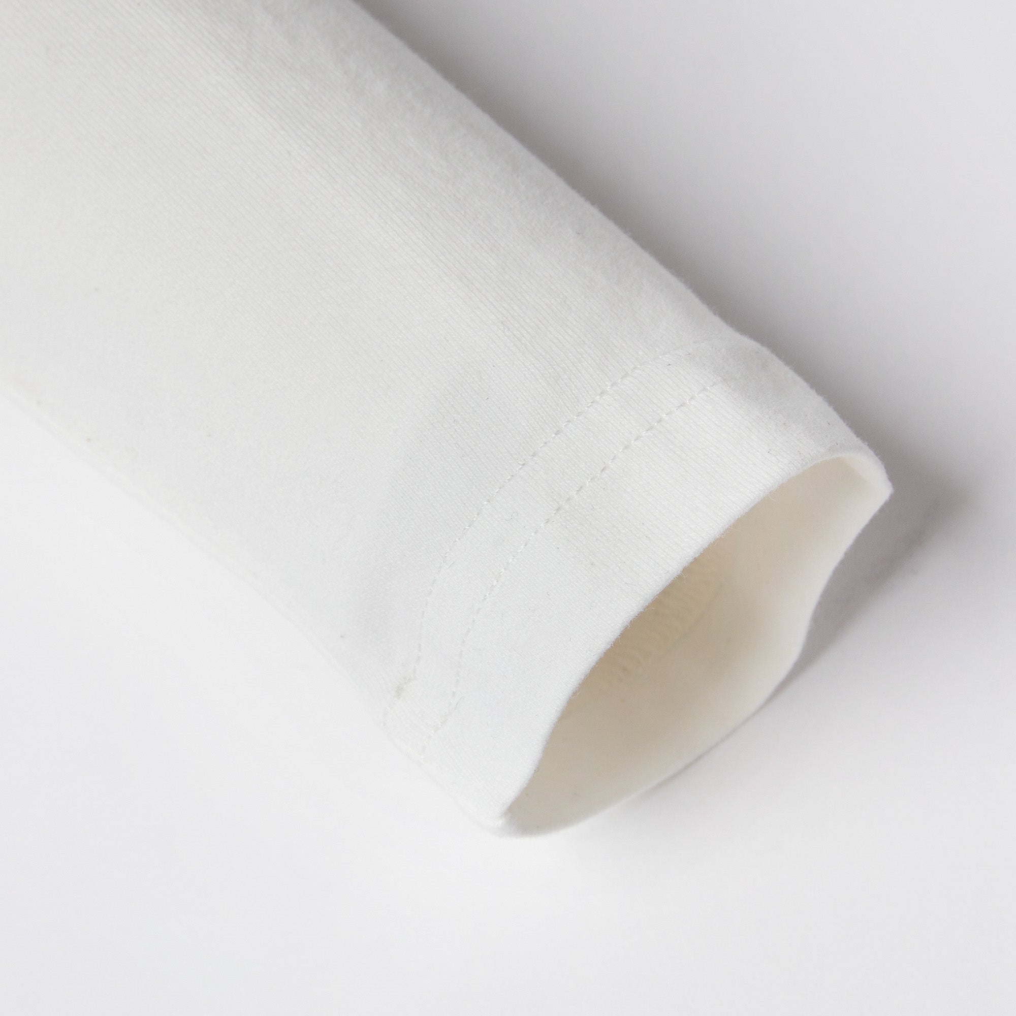 Boys White Printed Cotton T-Shirt