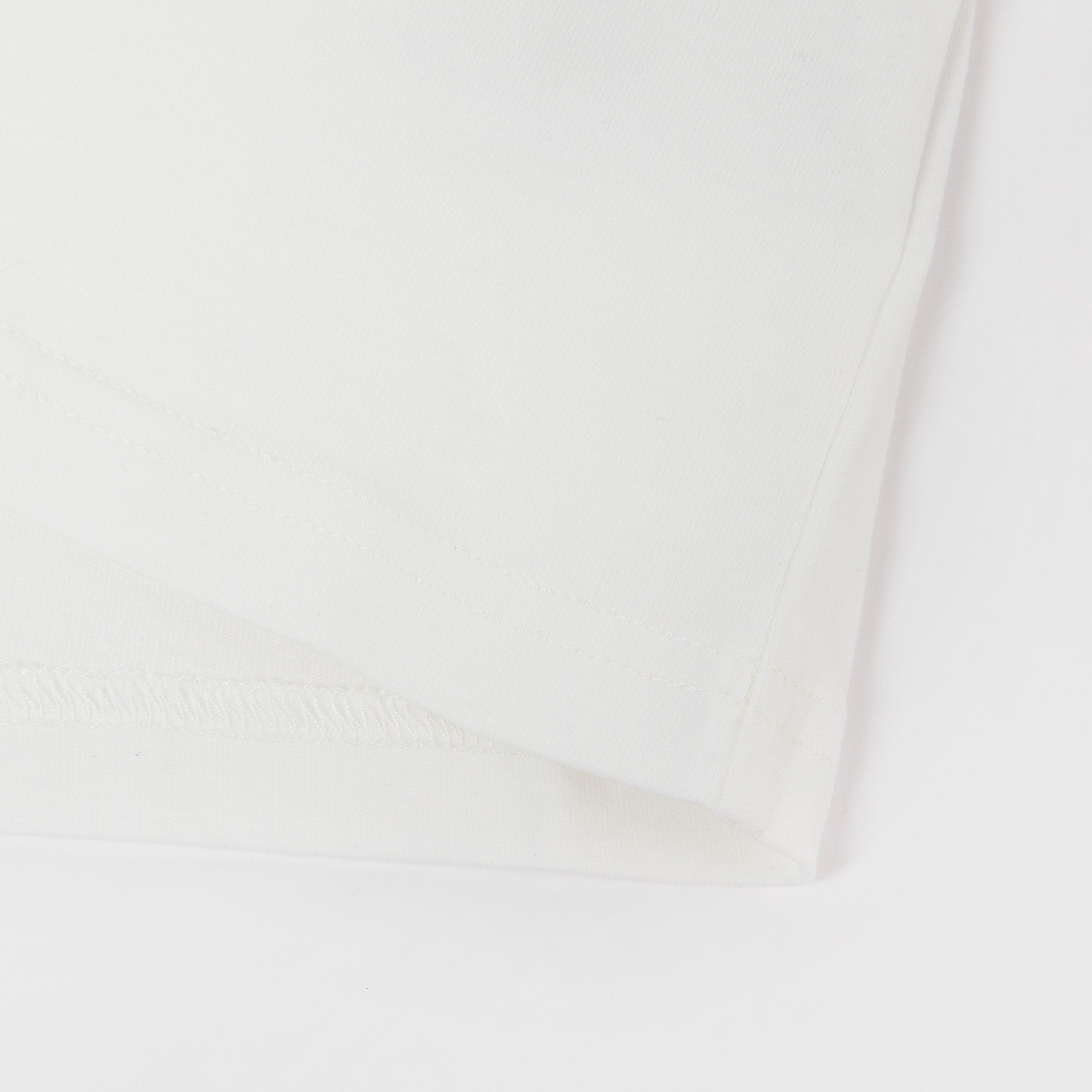 Boys White Printed Cotton T-Shirt