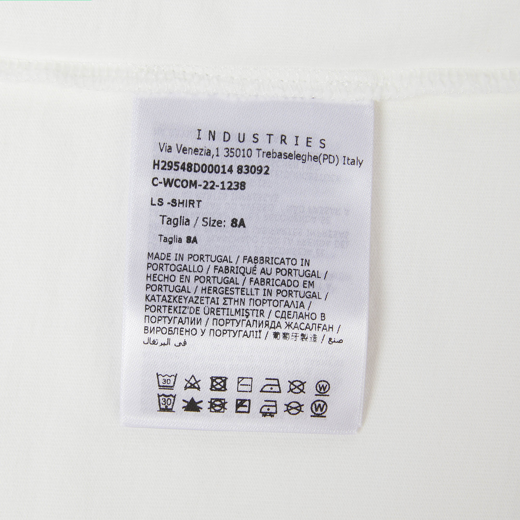 Boys White Printed Cotton T-Shirt