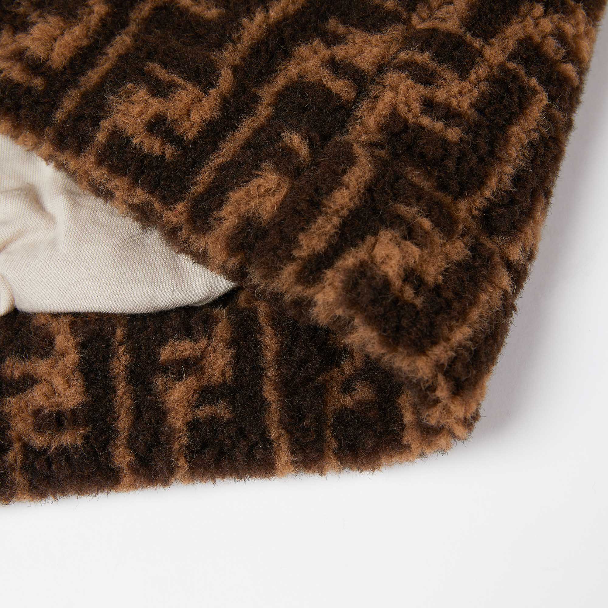 Boys & Girls Brown Logo Jacket