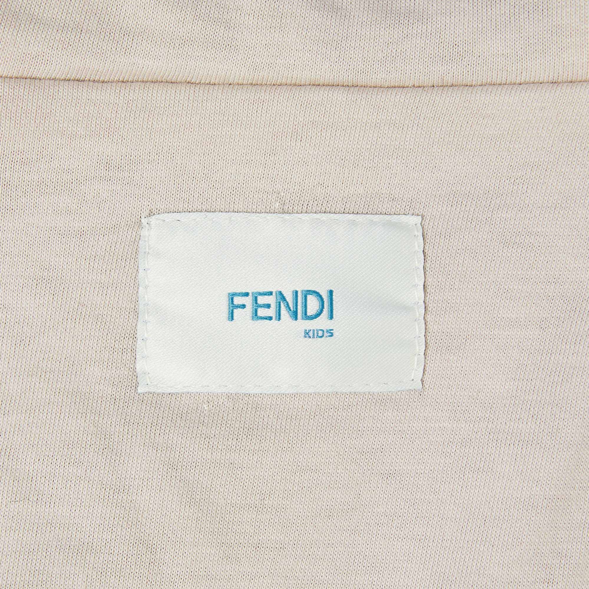 Boys & Girls Brown Logo Jacket