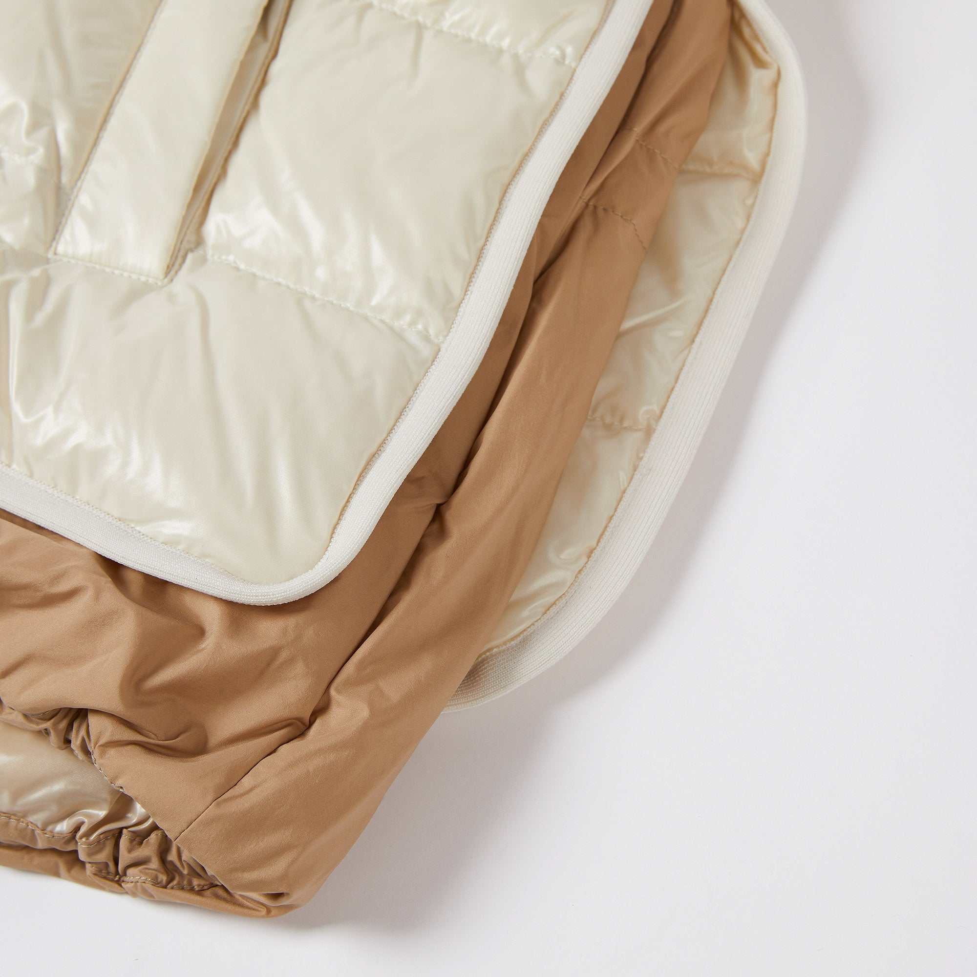 Girls Beige "ABRAMS" Padded Down Jacket