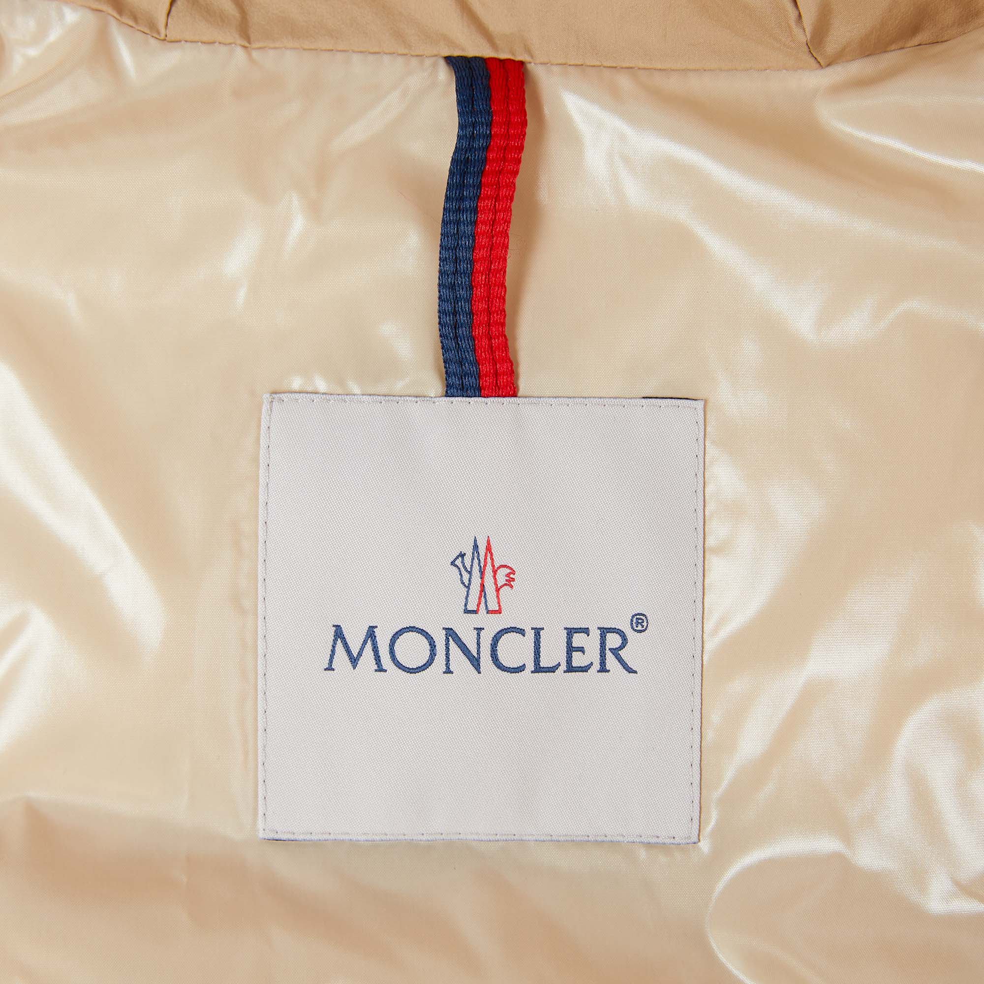 Girls Beige "ABRAMS" Padded Down Jacket